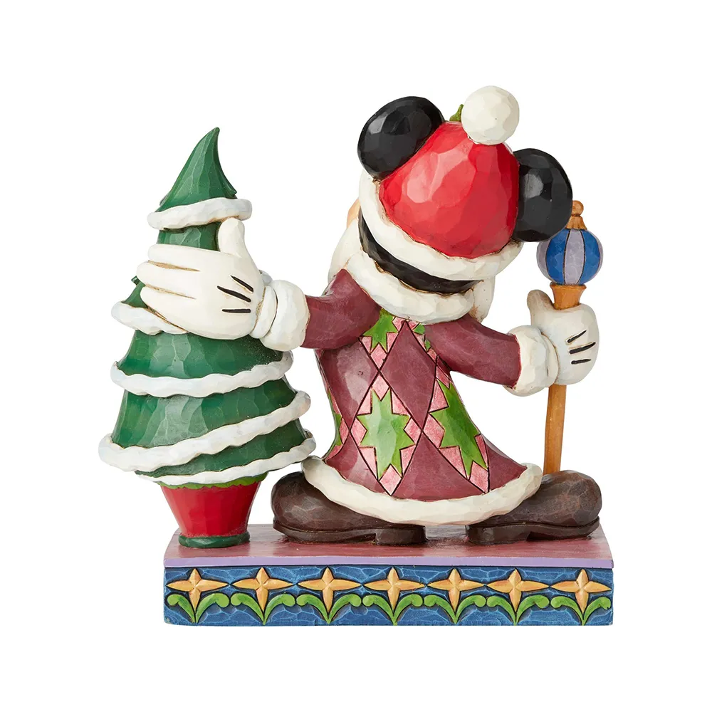 Jim Shore Disney Traditions - Mickey Mouse Father Christmas - Jolly Ol St Mick - Image 3