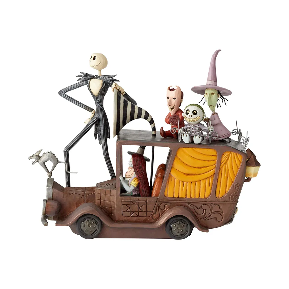 Jim Shore Disney Traditions - Nightmare Before Christmas Mayor's Car - Terror Triumphant - Image 2