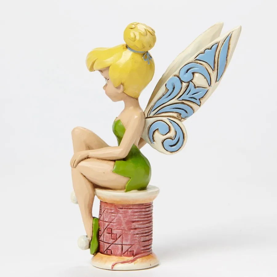 Jim Shore Disney Traditions - Peter Pan Tinkerbell - Crafty Tink Personality Pose - Image 2
