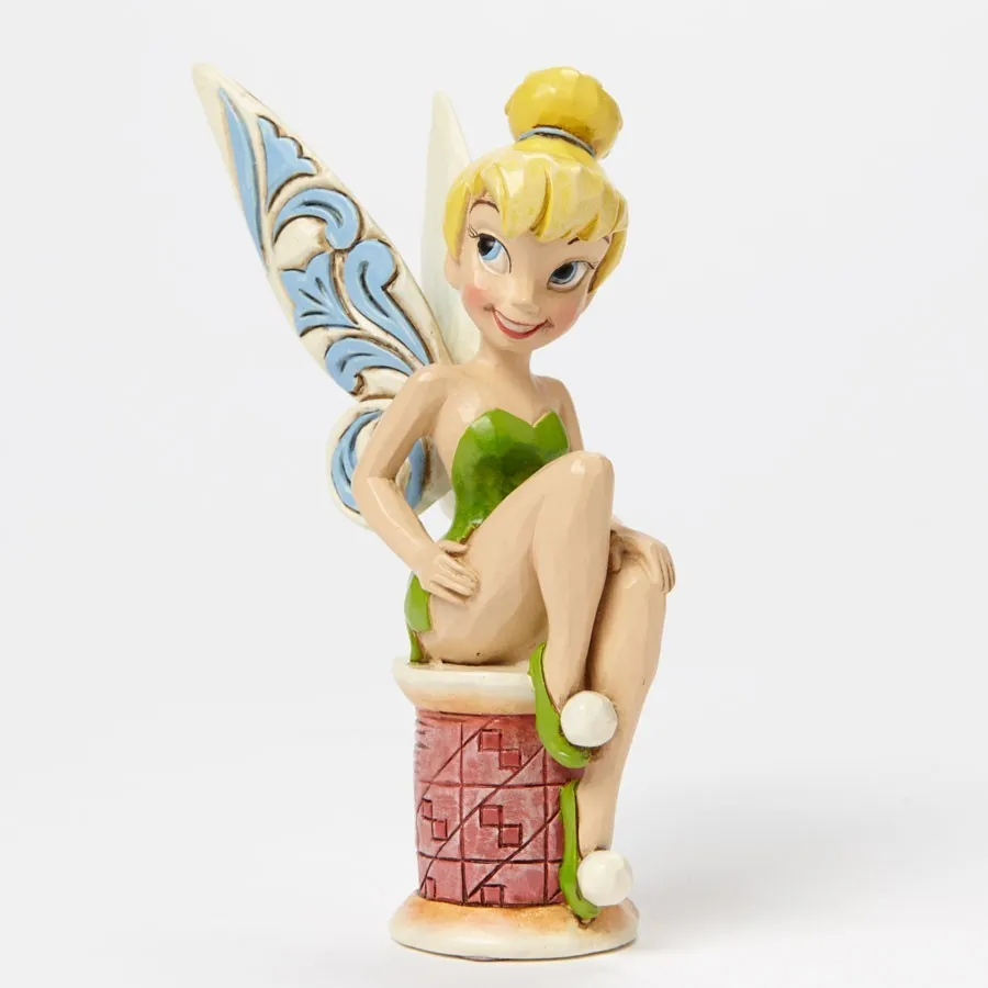 Jim Shore Disney Traditions - Peter Pan Tinkerbell - Crafty Tink Personality Pose - Image 3