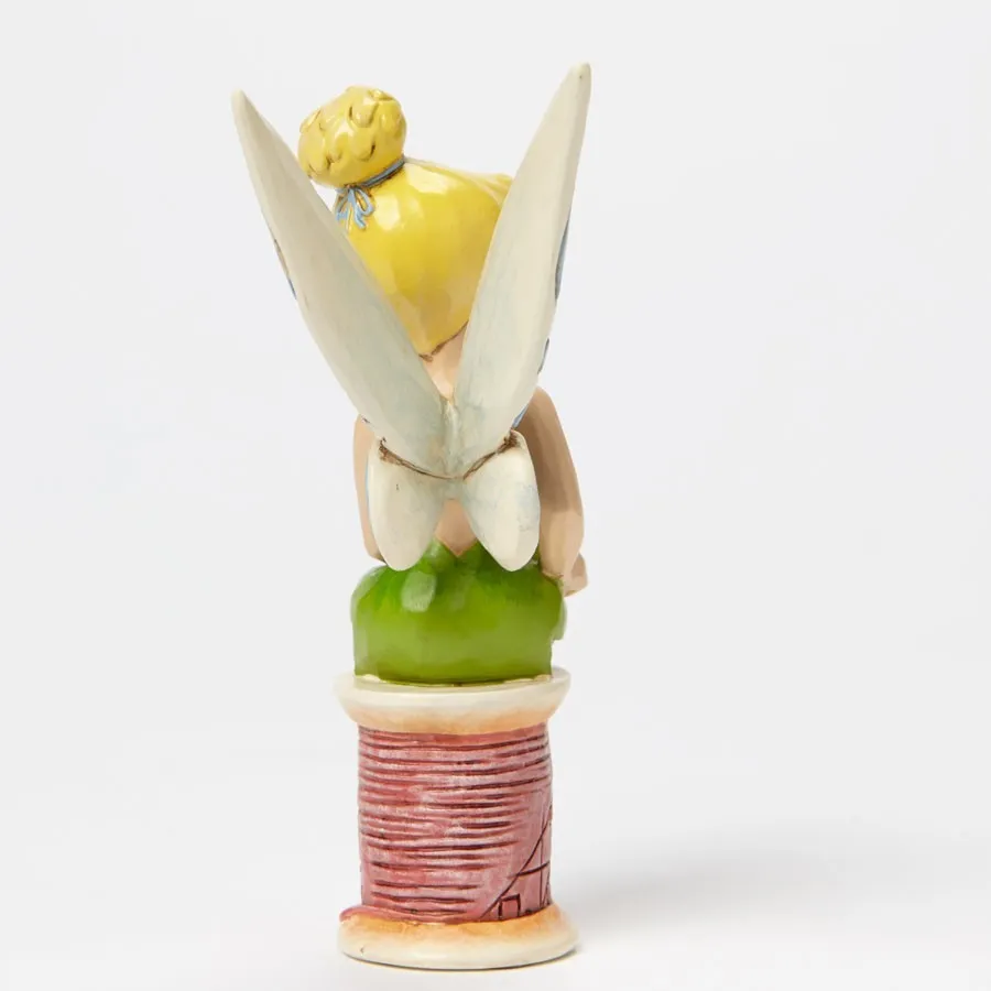 Jim Shore Disney Traditions - Peter Pan Tinkerbell - Crafty Tink Personality Pose - Image 4