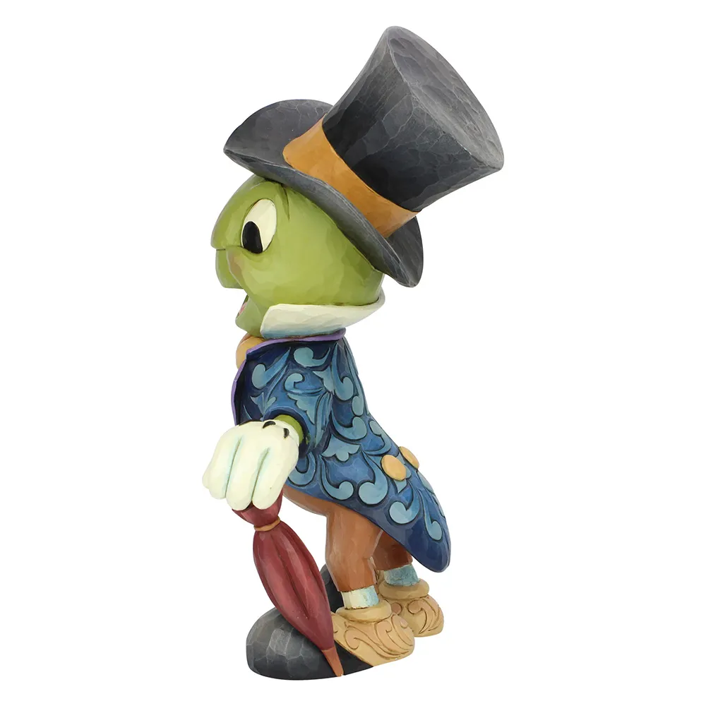 Jim Shore Disney Traditions - Pinocchio Jiminy Cricket - Cricket's the Name Jiminy Cricket Large Statement - Image 4