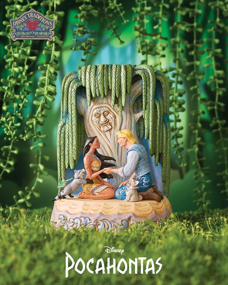 Jim Shore Disney Traditions - Pocahontas - Carved by Heart - Image 5