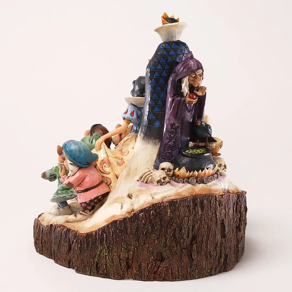 Jim Shore Disney Traditions - Snow White - The One That Started Them All Carved by Heart - Image 2