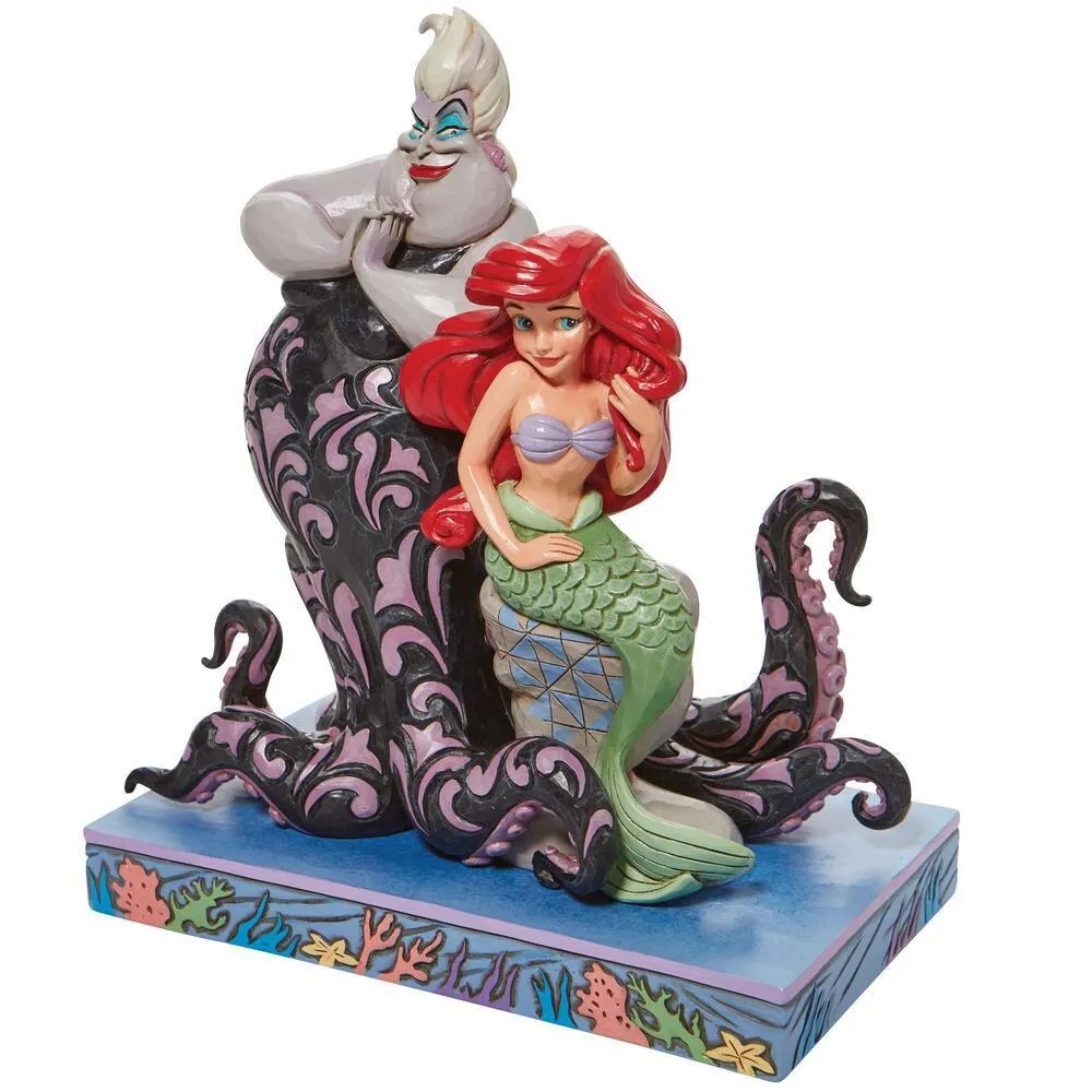 Jim Shore Disney Traditions - The Little Mermaid - Ariel and Ursula - Image 3