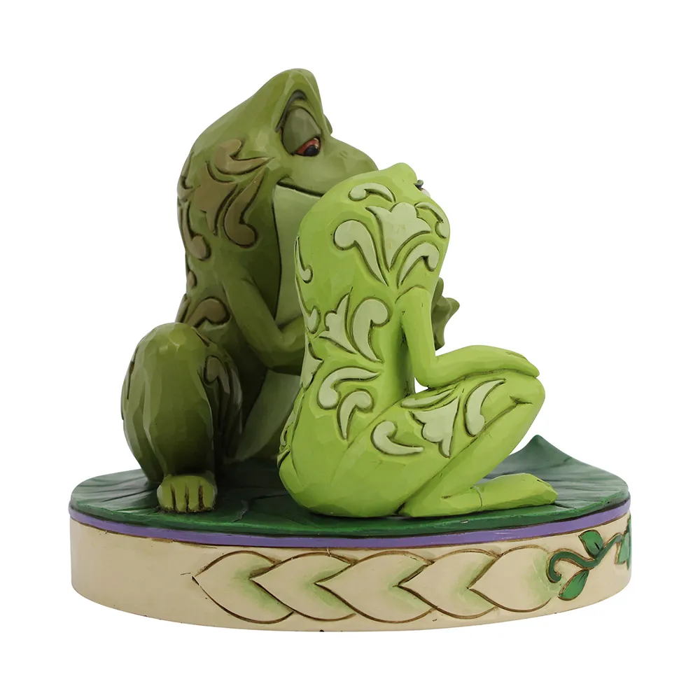 Jim Shore Disney Traditions - The Princess and The Frog Tiana and Naveen - Amorous Amphibians - Image 3