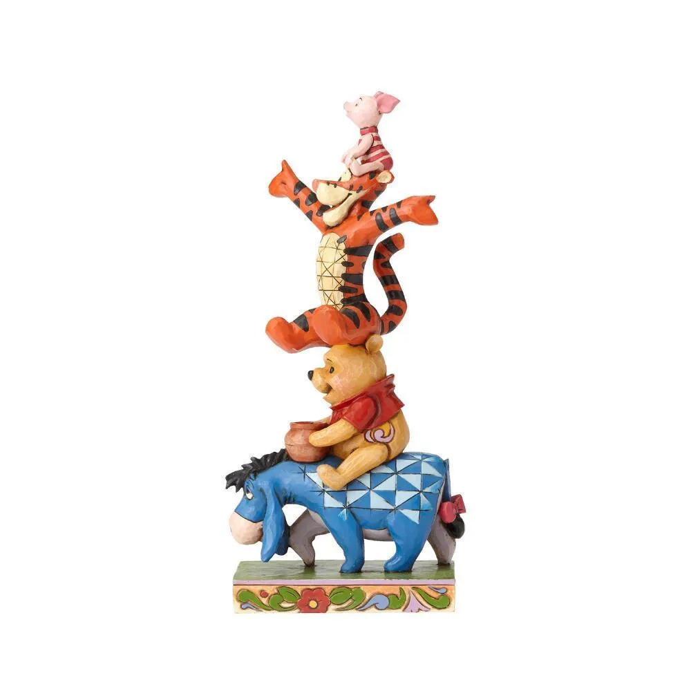Jim Shore Disney Traditions - Winnie The Pooh and Friends - Built by Friendship - Image 2