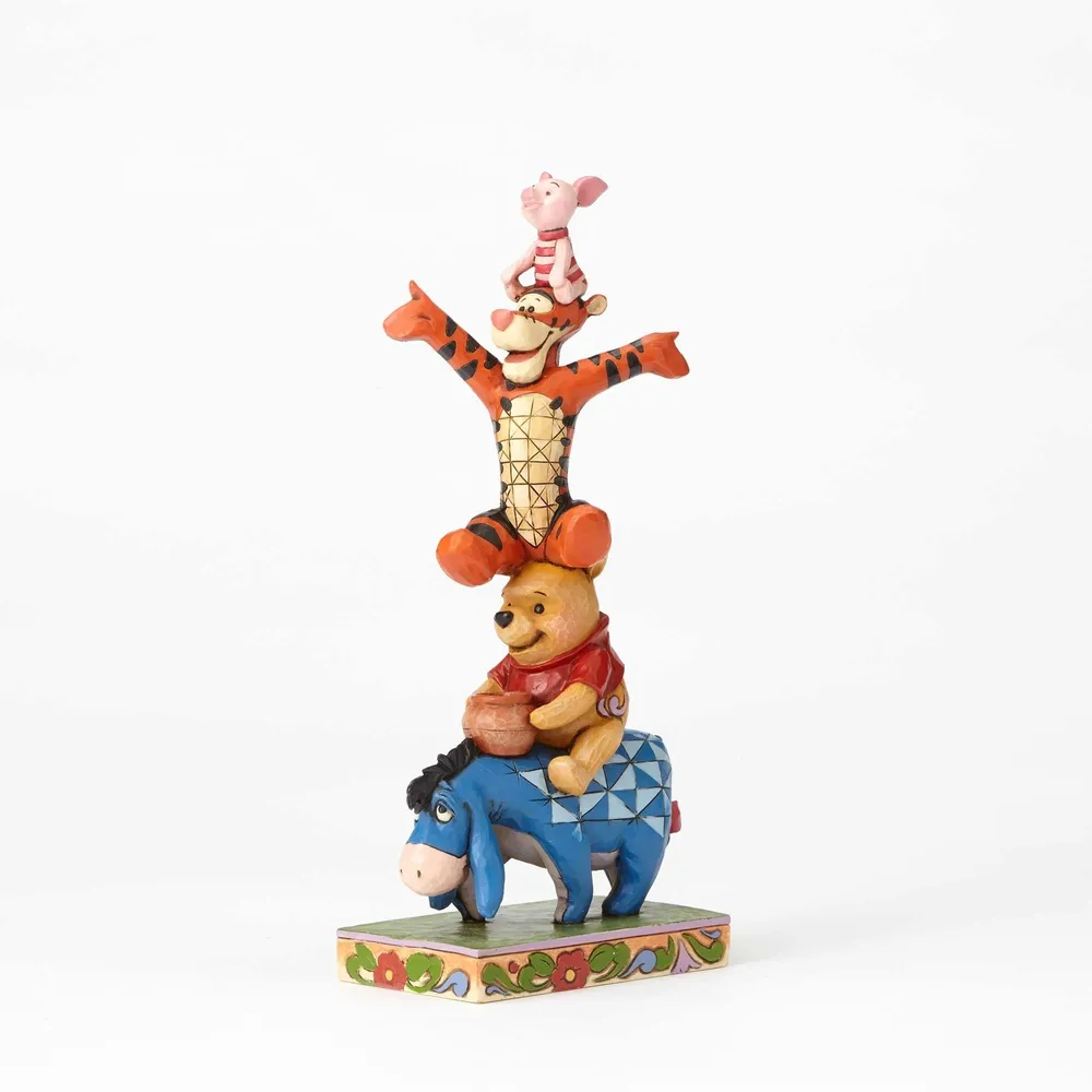 Jim Shore Disney Traditions - Winnie The Pooh and Friends - Built by Friendship - Image 3