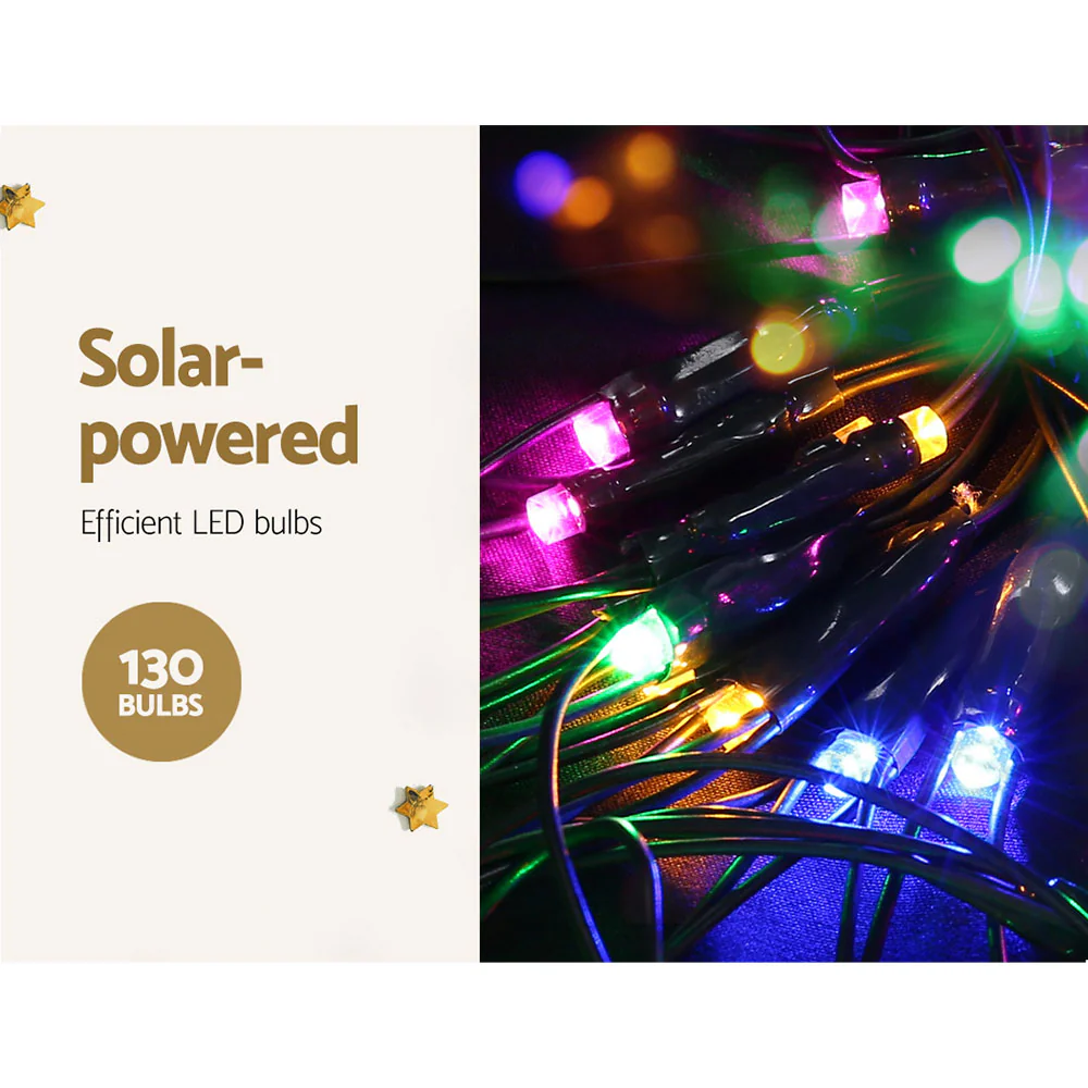 Jingle Jollys Christmas Lights 130cm Snow 130 LED Decorations - Image 5