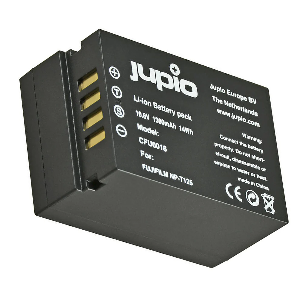 Jupio Li-Ion 10.8V 1300mAh Battery For Fuji NP-T125 Camera - Image 2