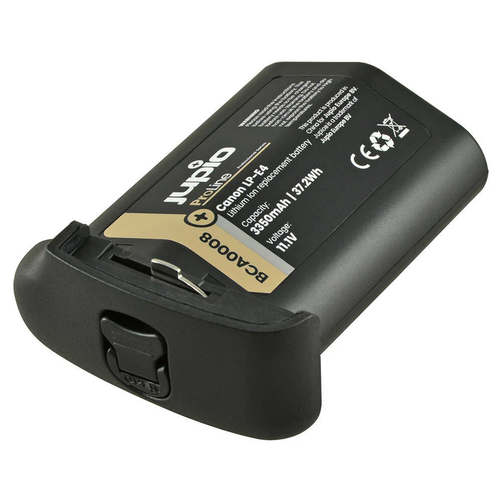 Jupio ProLine Li-ion 11.1V 3350mAh Battery For Canon LP-E4 Camera