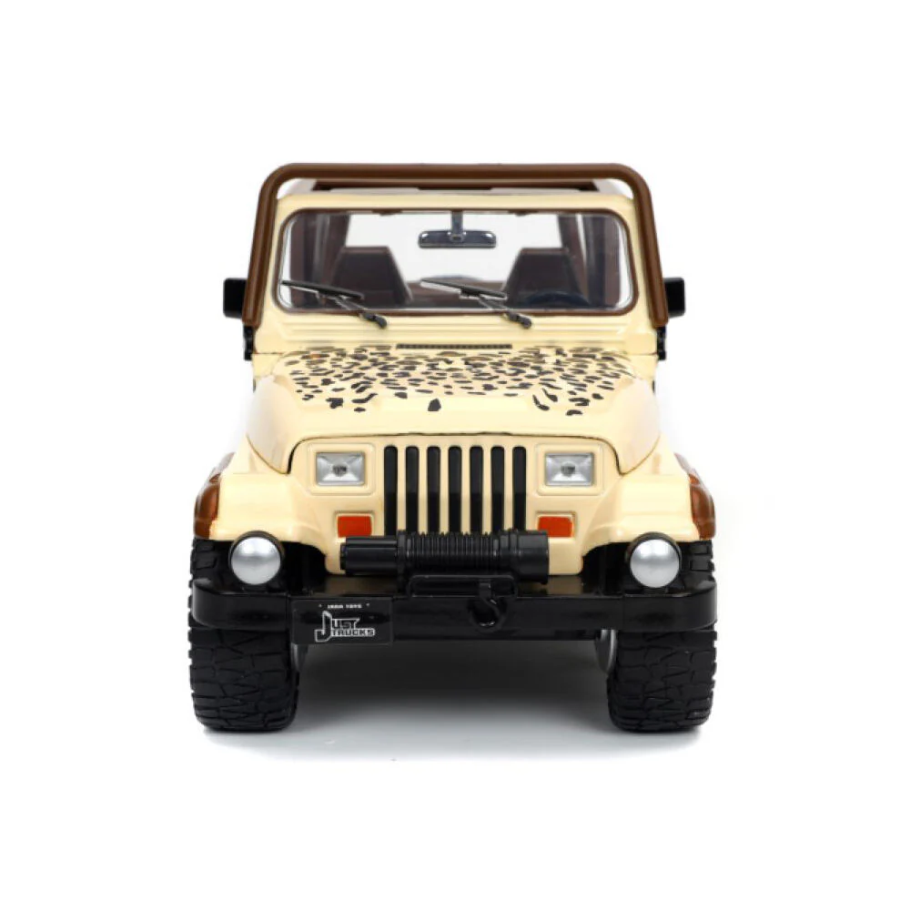 Just Trucks 1992 Jeep Wrangler 1:24 Scale Diecast Vehicle Car Figure Beige - Image 2