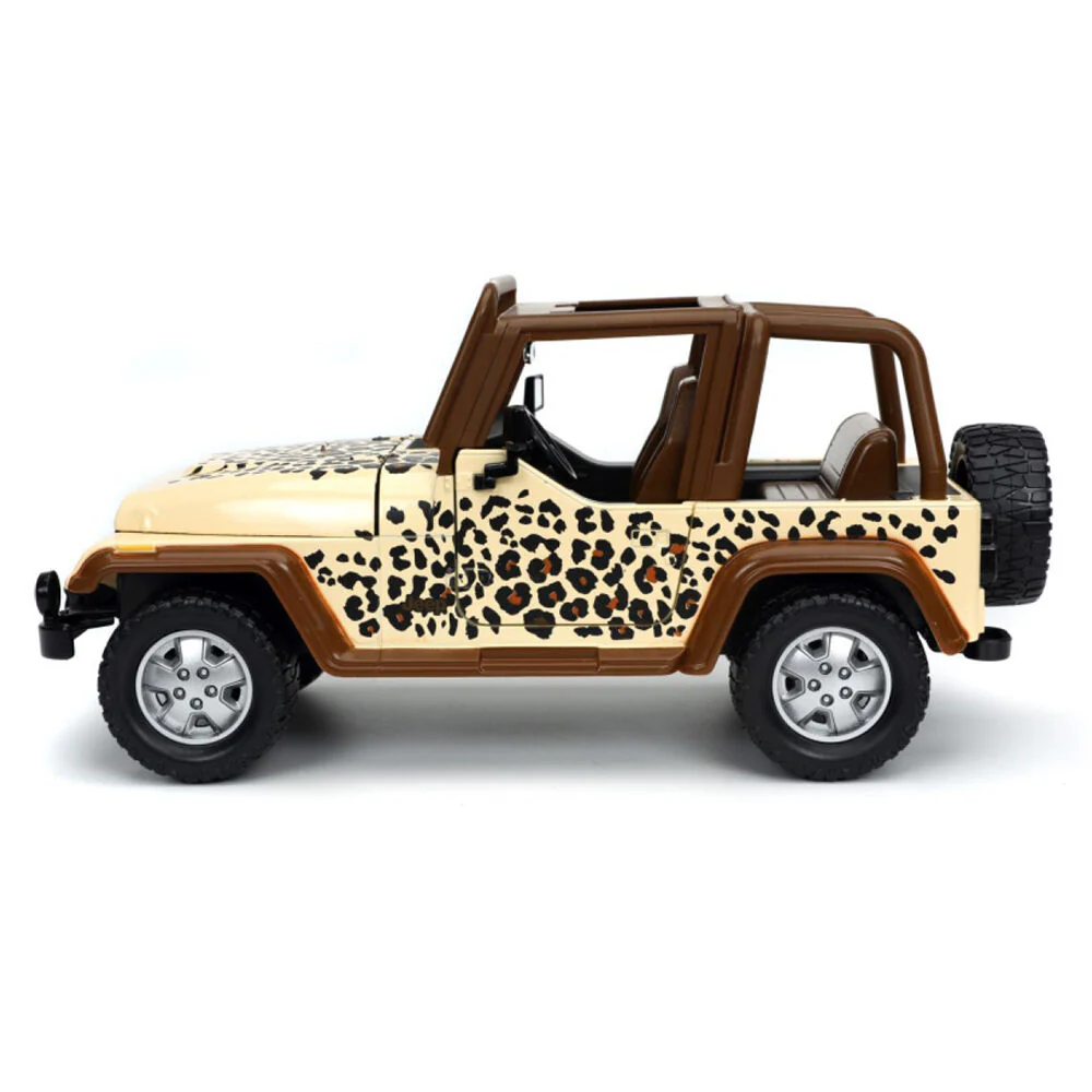 Just Trucks 1992 Jeep Wrangler 1:24 Scale Diecast Vehicle Car Figure Beige - Image 3