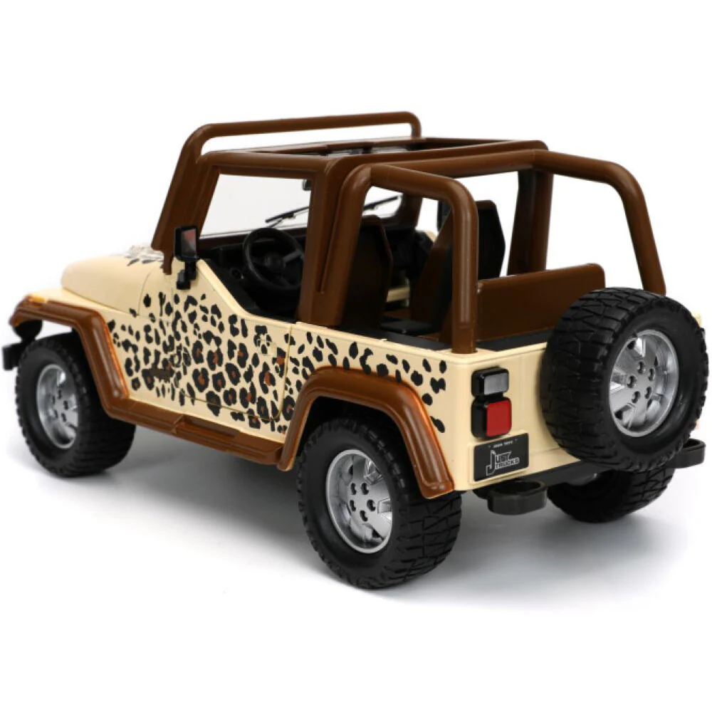 Just Trucks 1992 Jeep Wrangler 1:24 Scale Diecast Vehicle Car Figure Beige - Image 4