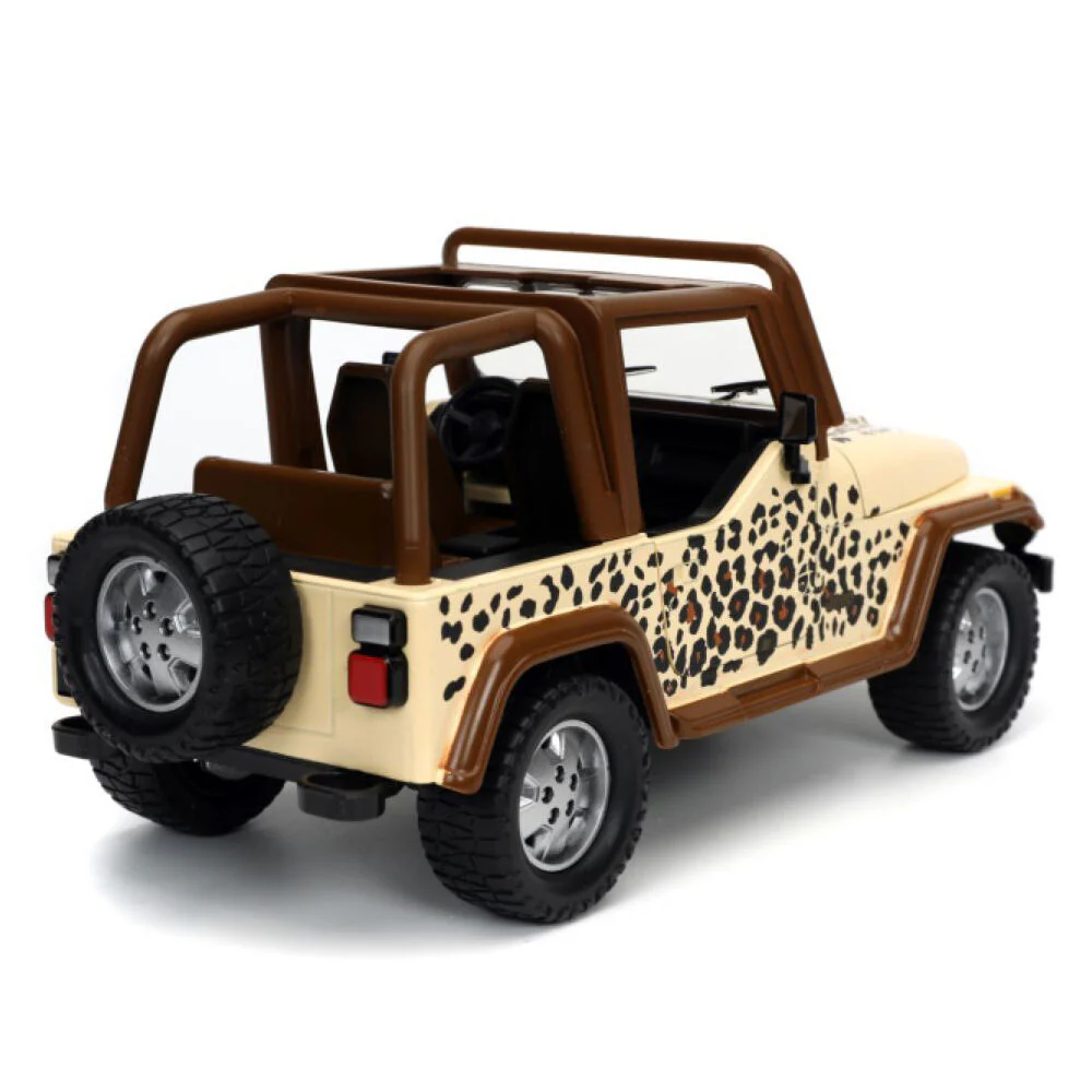 Just Trucks 1992 Jeep Wrangler 1:24 Scale Diecast Vehicle Car Figure Beige - Image 5