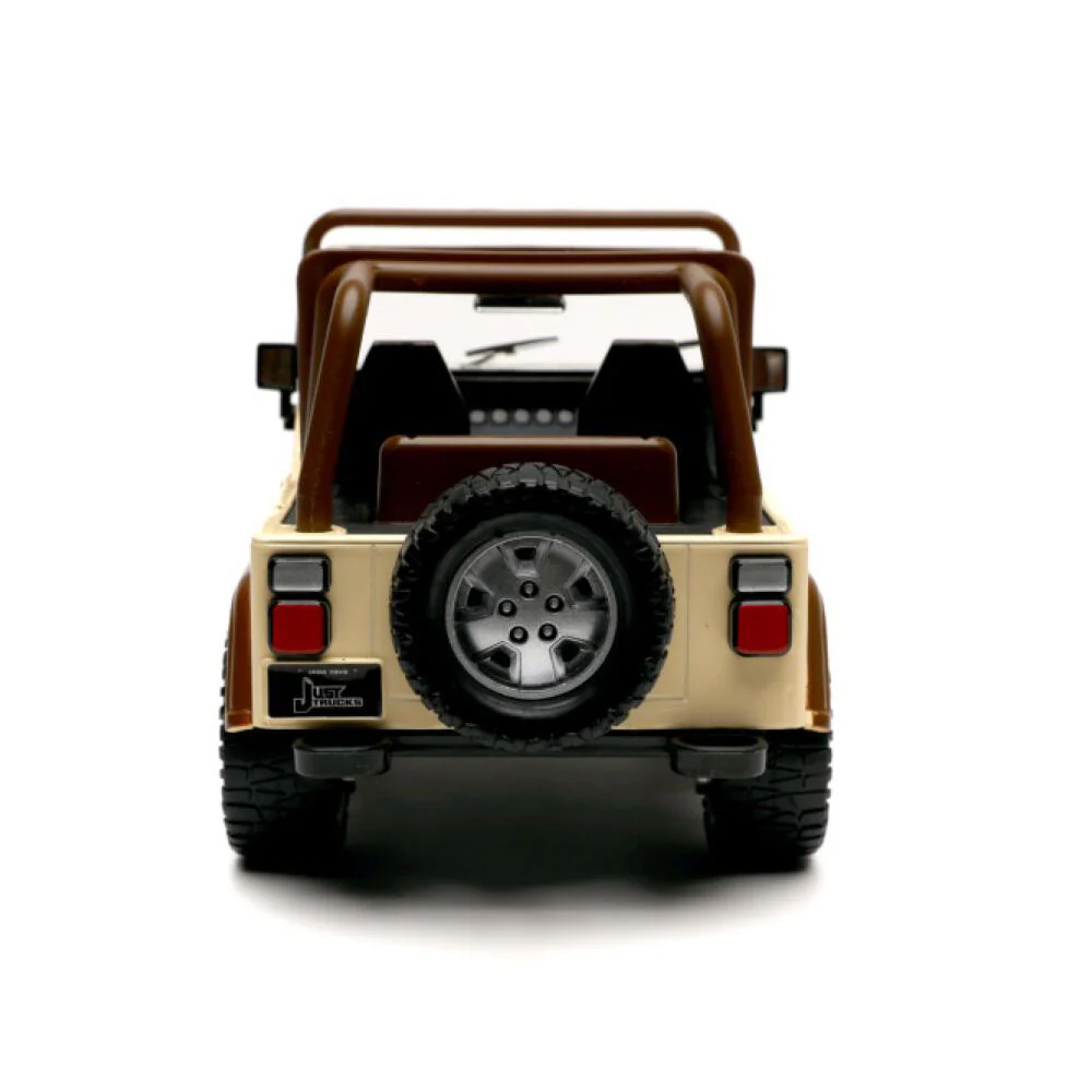 Just Trucks 1992 Jeep Wrangler 1:24 Scale Diecast Vehicle Car Figure Beige - Image 6