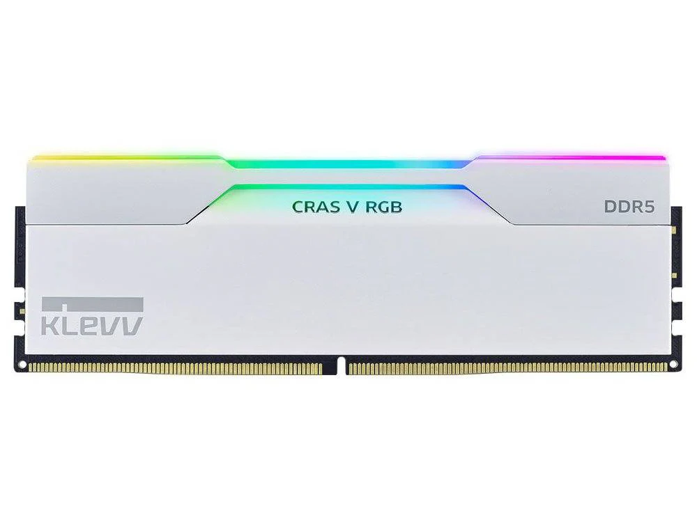 Kleva Sharp Cras V RGB 32GB (2 x 16GB) DDR5 6000MT/s CL28 Desktop RAM - White - Image 4