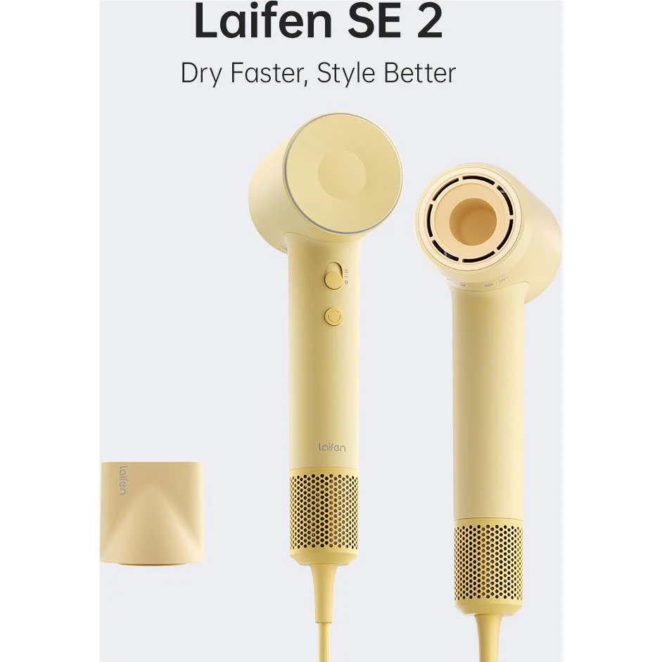 Laifen SE 2 High Speed Hair Dryer (Pastel Yellow) - Image 2