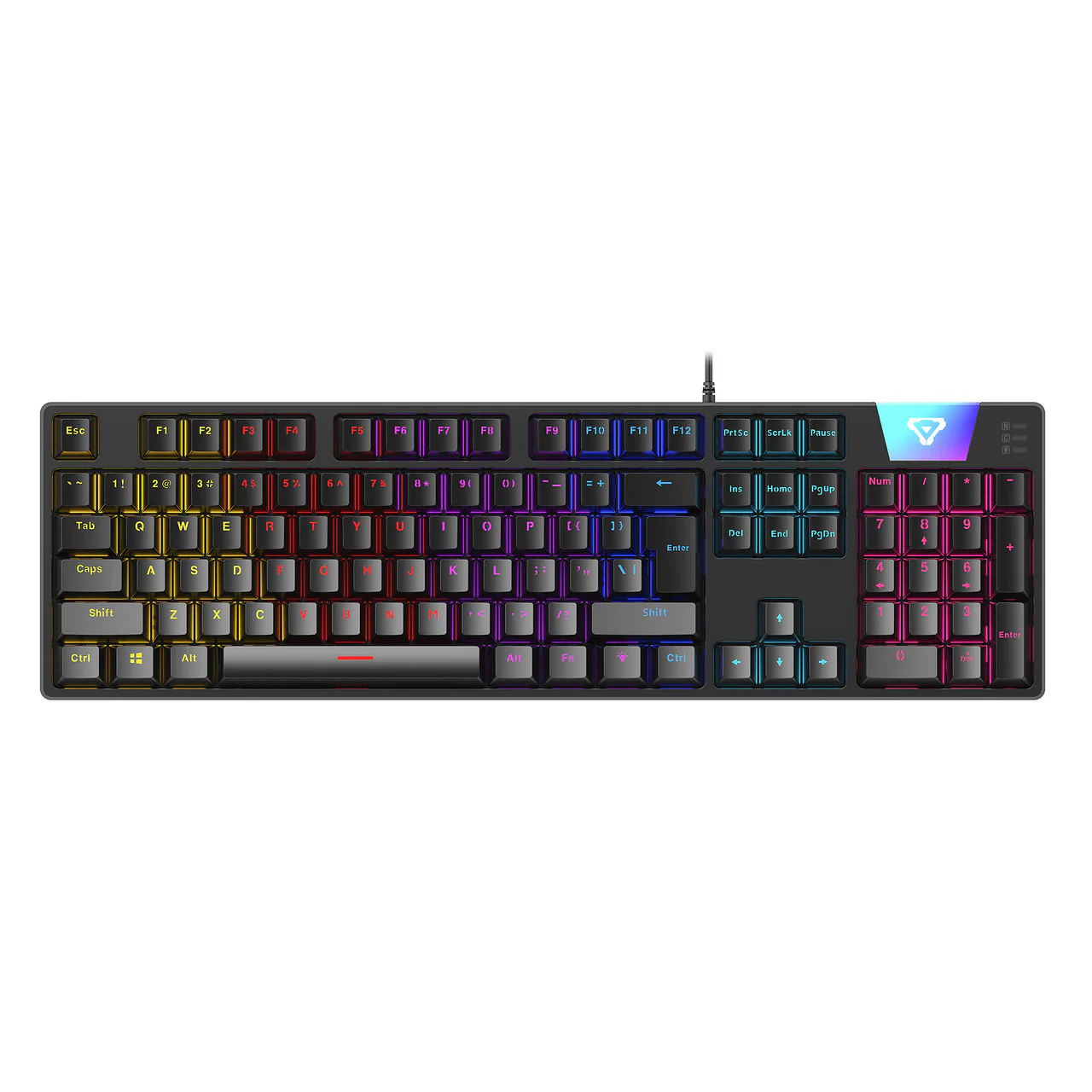 Laser Gaming LED Full Size Mechanical Wired Keyboard