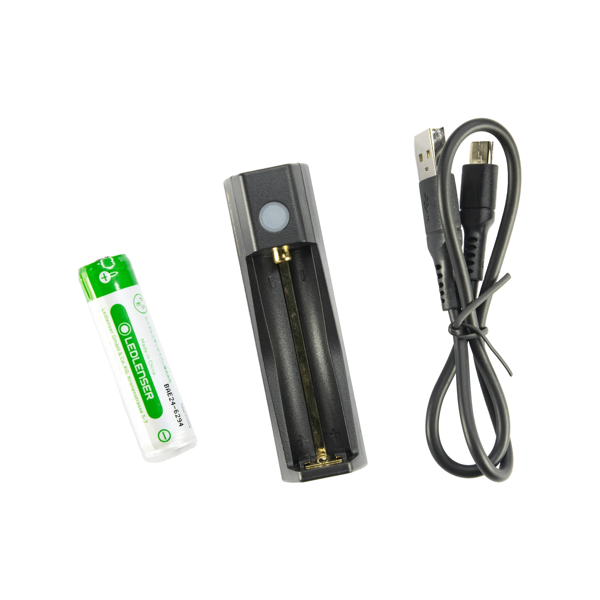 Ledlenser 14500 Charging Station w Rechargeable Battery P5R MH3 MH4 MH5 - Image 2