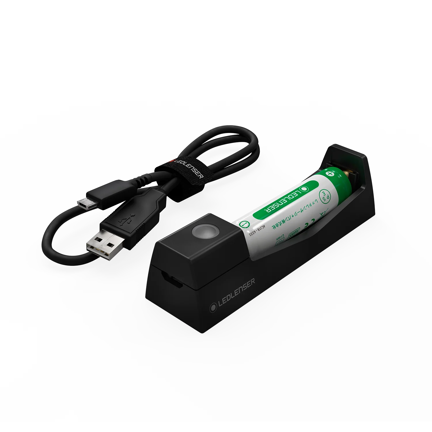 Ledlenser 14500 Charging Station w Rechargeable Battery P5R MH3 MH4 MH5 - Image 3