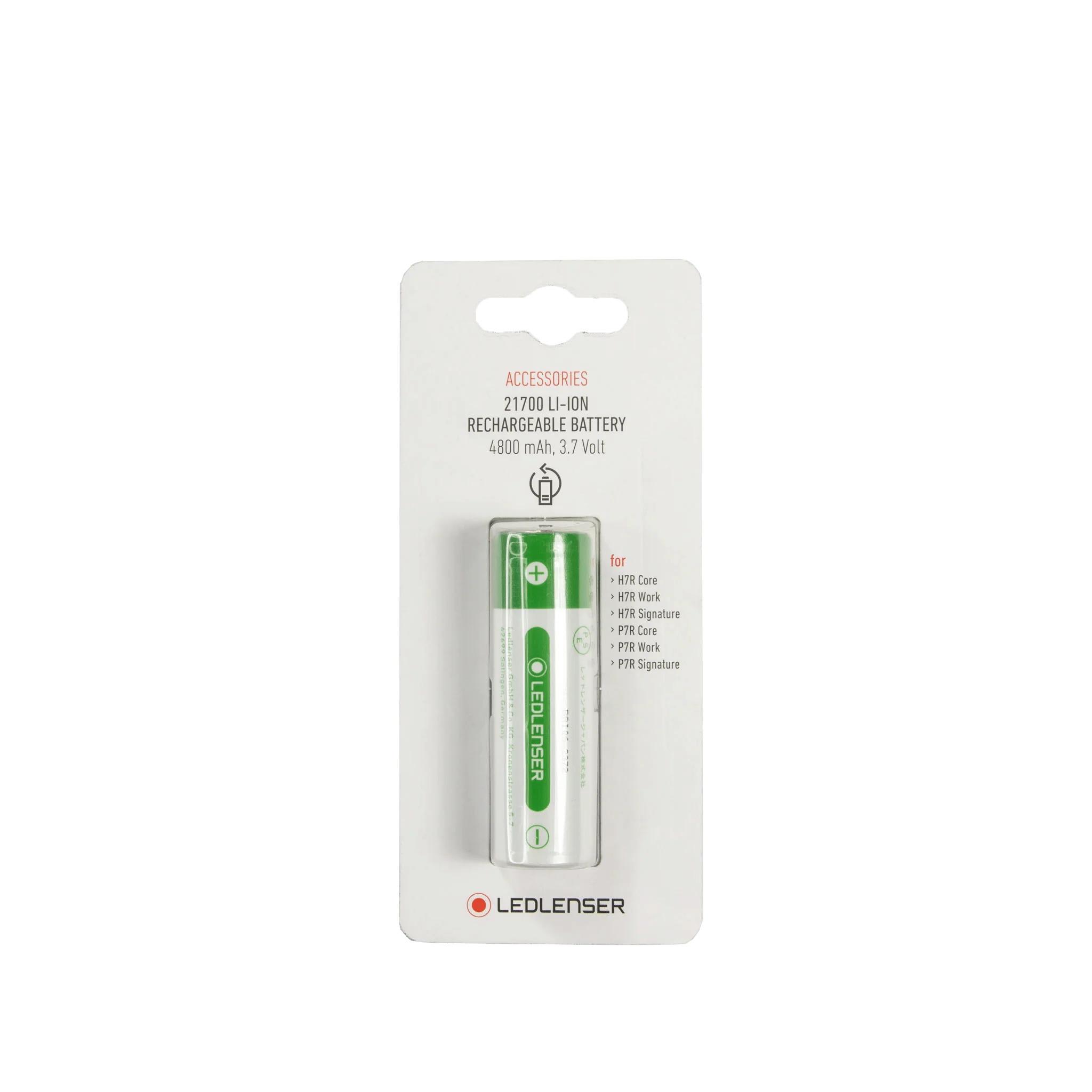 Ledlenser 21700 Li-ion Battery 4800mAh 3.7V Rechargeable P7R H7R