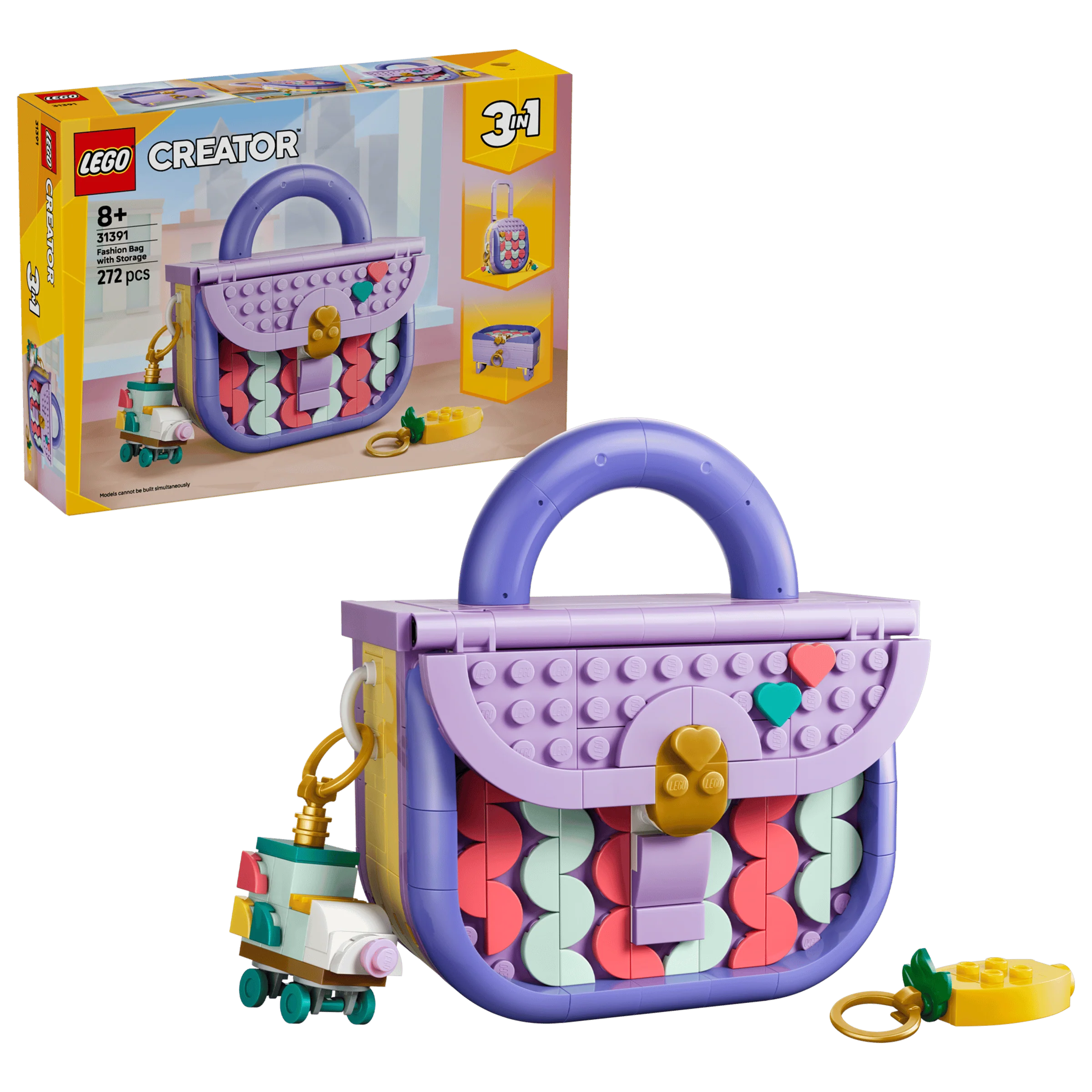 LEGO 31391 Art Fashion Bag with Storage - Creator 3-in-1