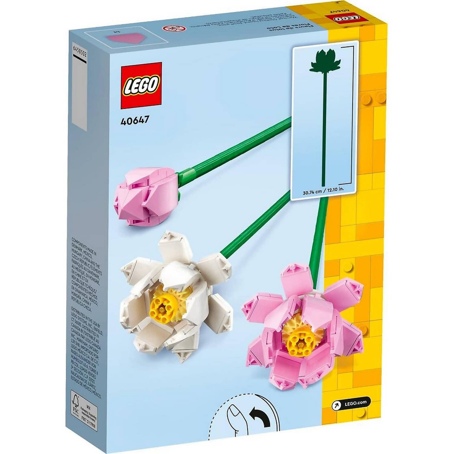 LEGO 40647 Lotus Flowers - Icons Botanical Collection - Image 3