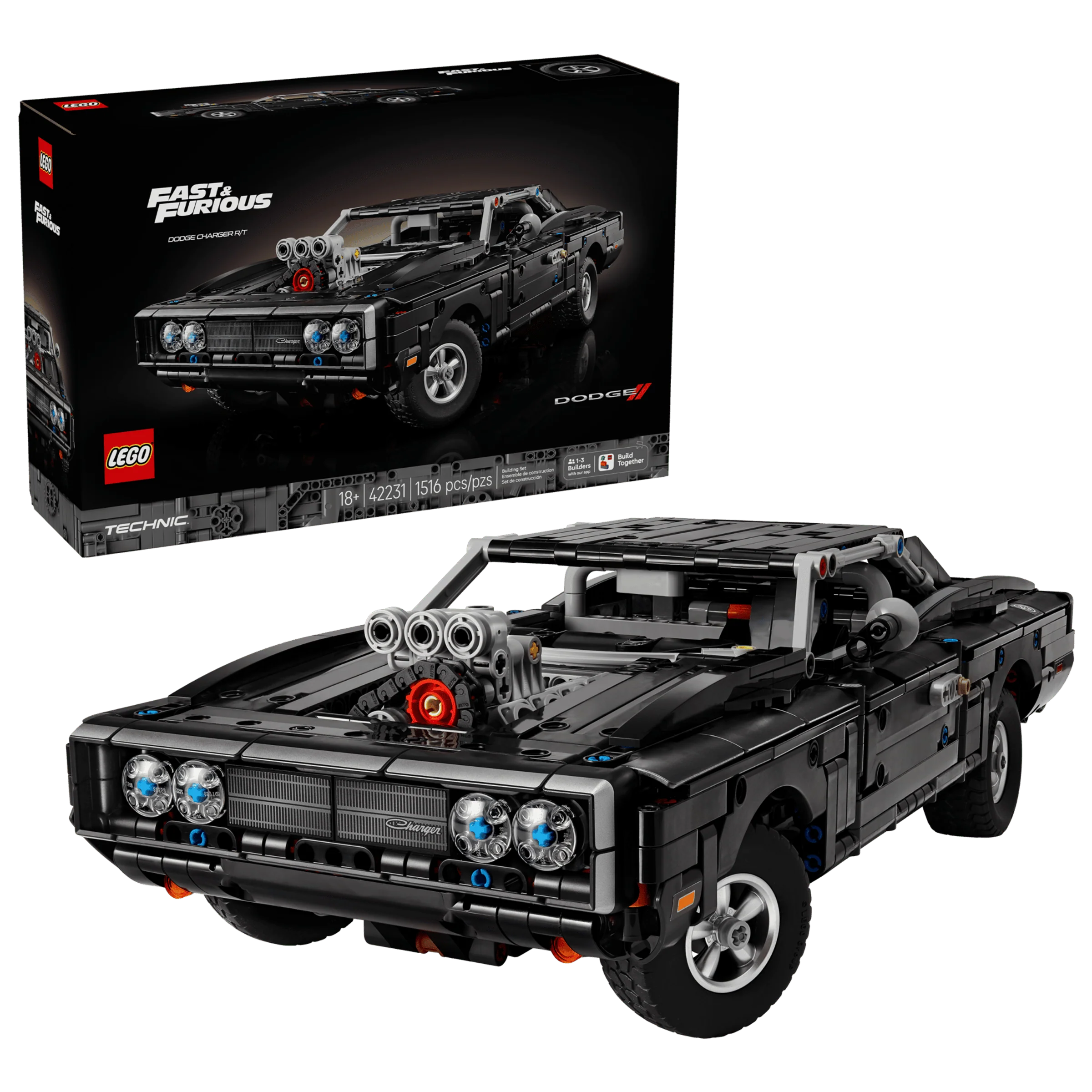 LEGO 42231 Fast and Furious Dodge Charger R/T Car - Technic