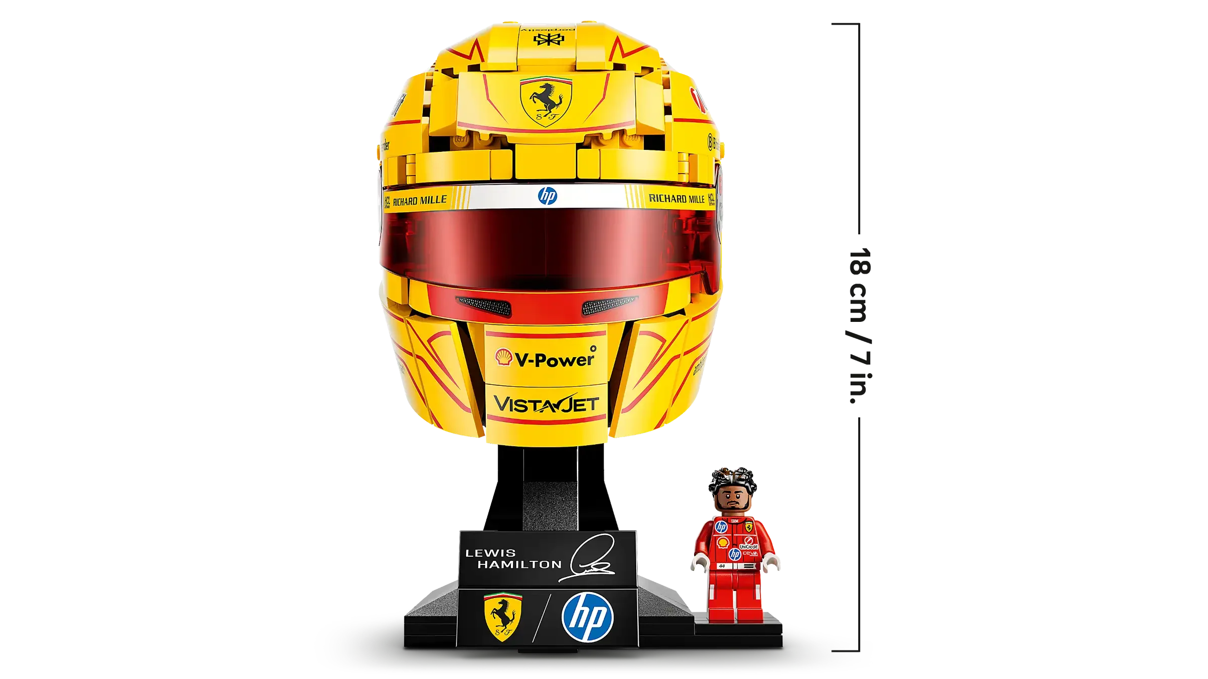 LEGO 43022 Scuderia Ferrari HP Lewis Hamilton Helmet - Editions - Image 4