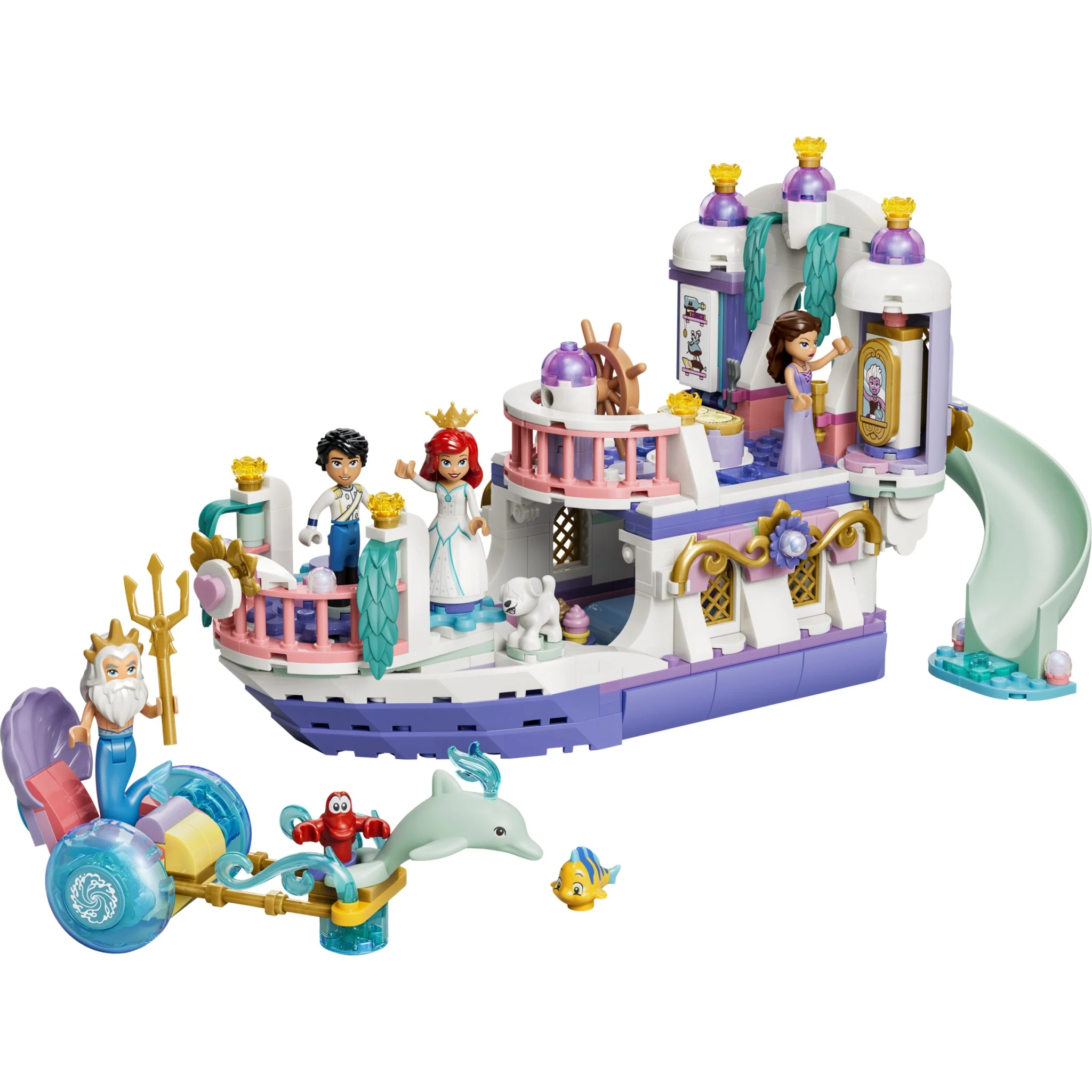 LEGO 43299 Ariel's Royal Wedding Boat - Disney - Image 2