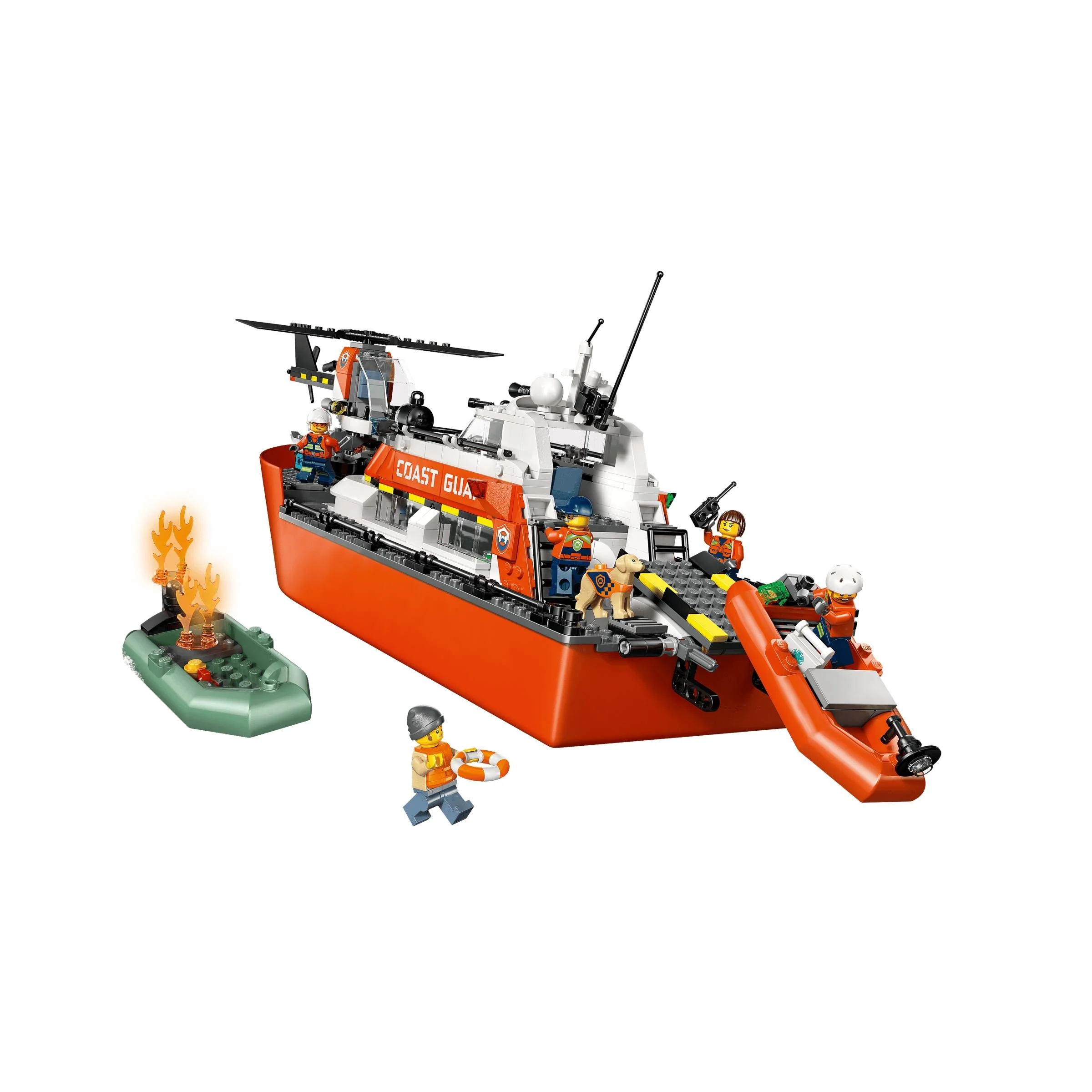 LEGO 60504 Coast Guard Rescue Boat and Helicopter - City - Image 3