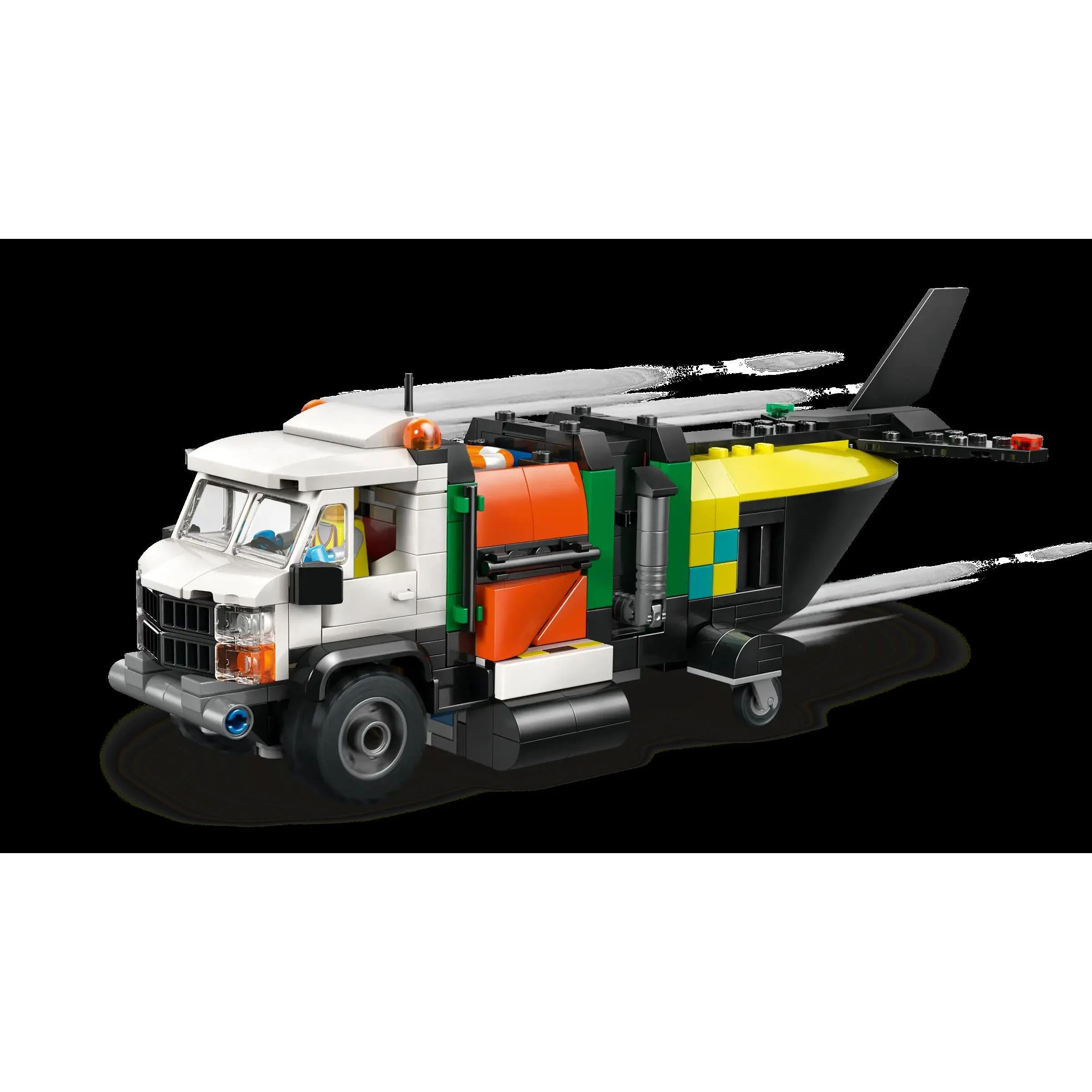 LEGO 60505 Airplane Service Truck and Hovercraft Remix - City - Image 4