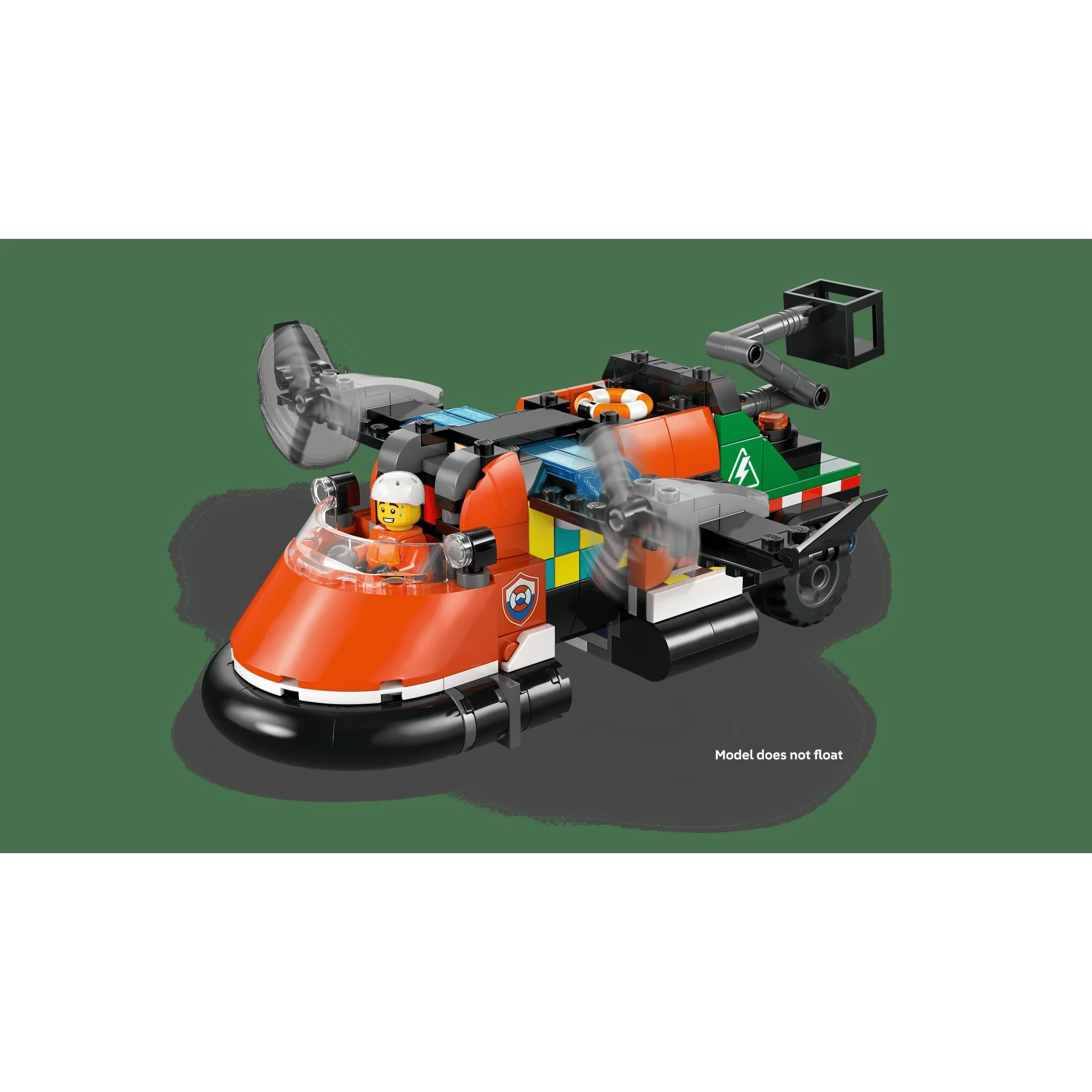 LEGO 60505 Airplane Service Truck and Hovercraft Remix - City - Image 5