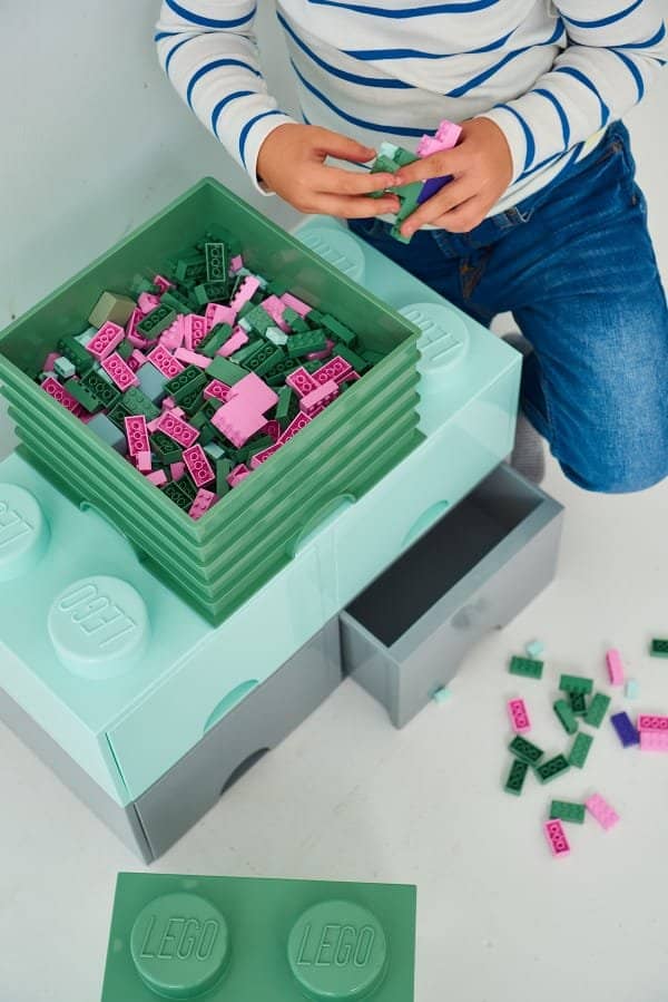 LEGO Storage Brick Drawer 4 (1 Drawer) Dark Green 4005 - Room Copenhagen - Image 3