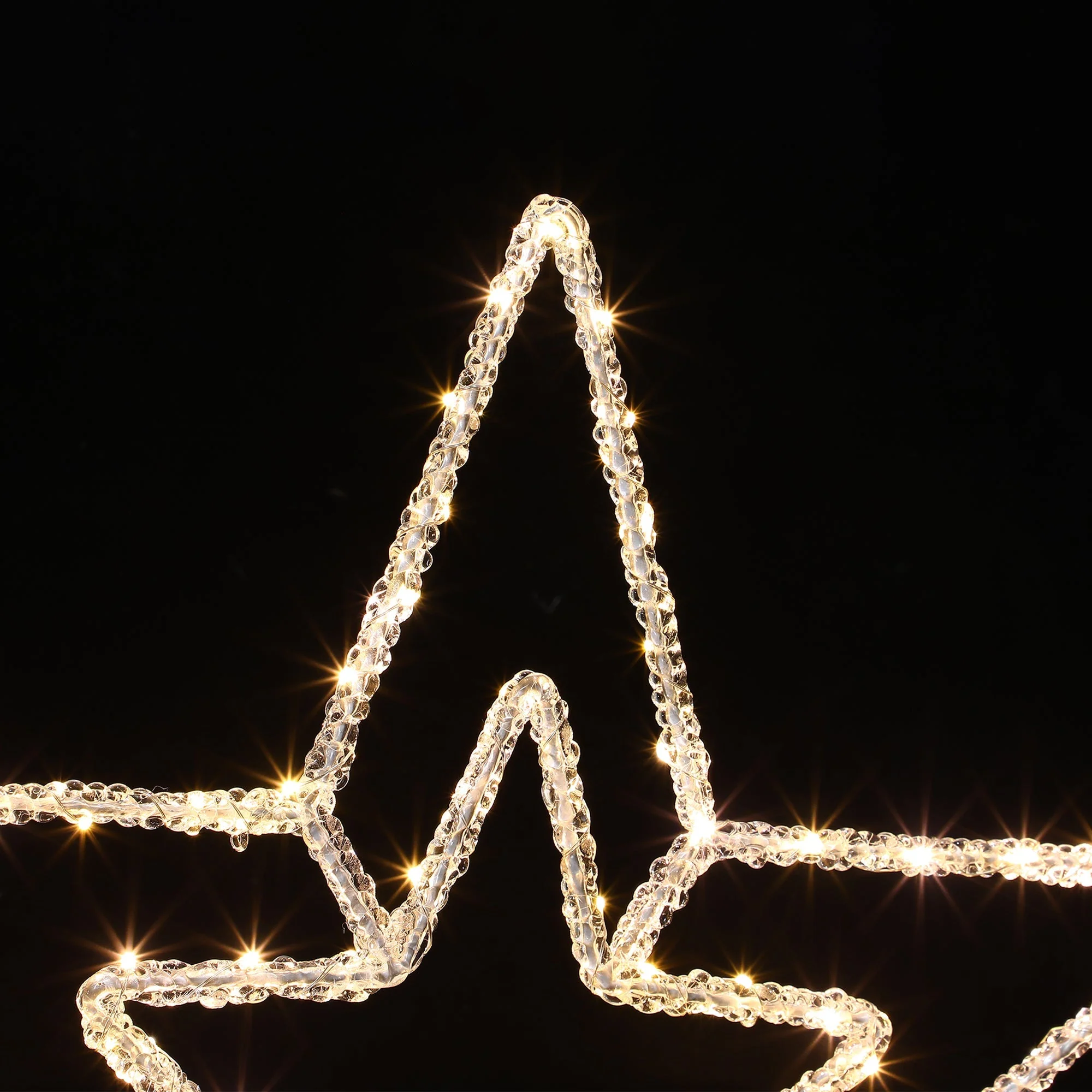 Lexi Lighting 2D Acrylic Concentric Double Star Christmas Lights - Image 4