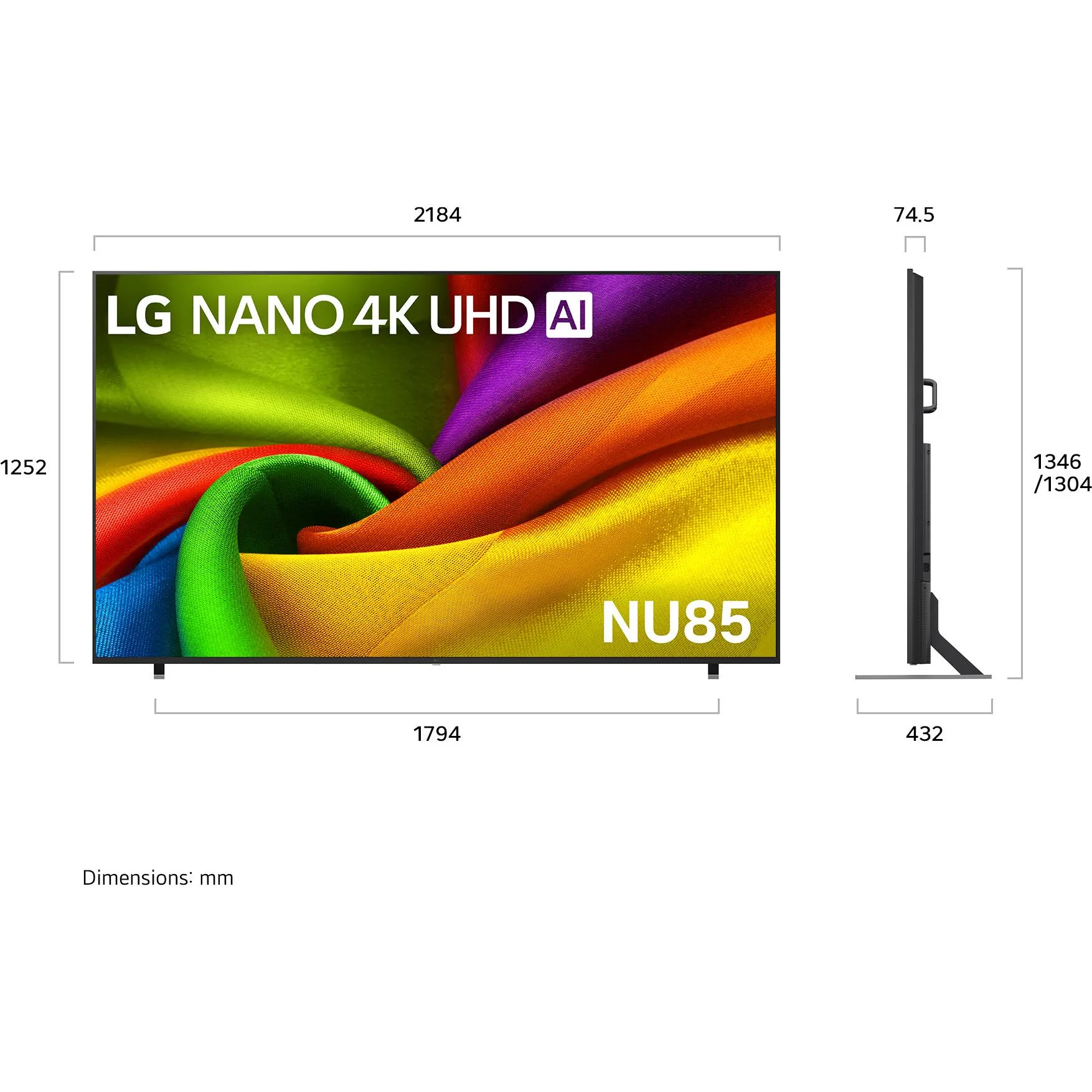 LG 98" NU855B Nano 4K UHD LED AI Smart TV [2026] - Image 4