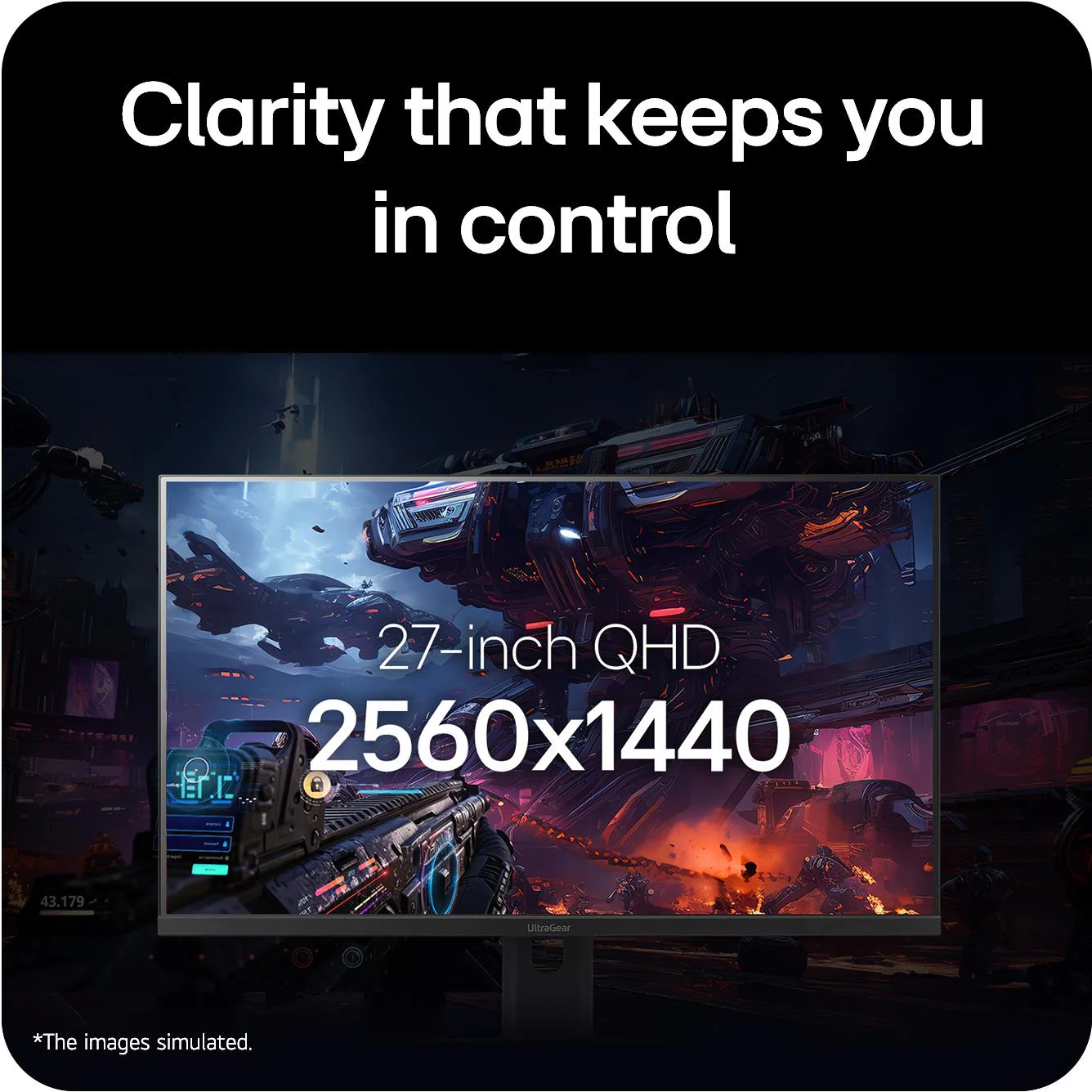 LG UltraGear G6 27G64NA 27" QHD 300Hz Gaming Monitor - Image 3