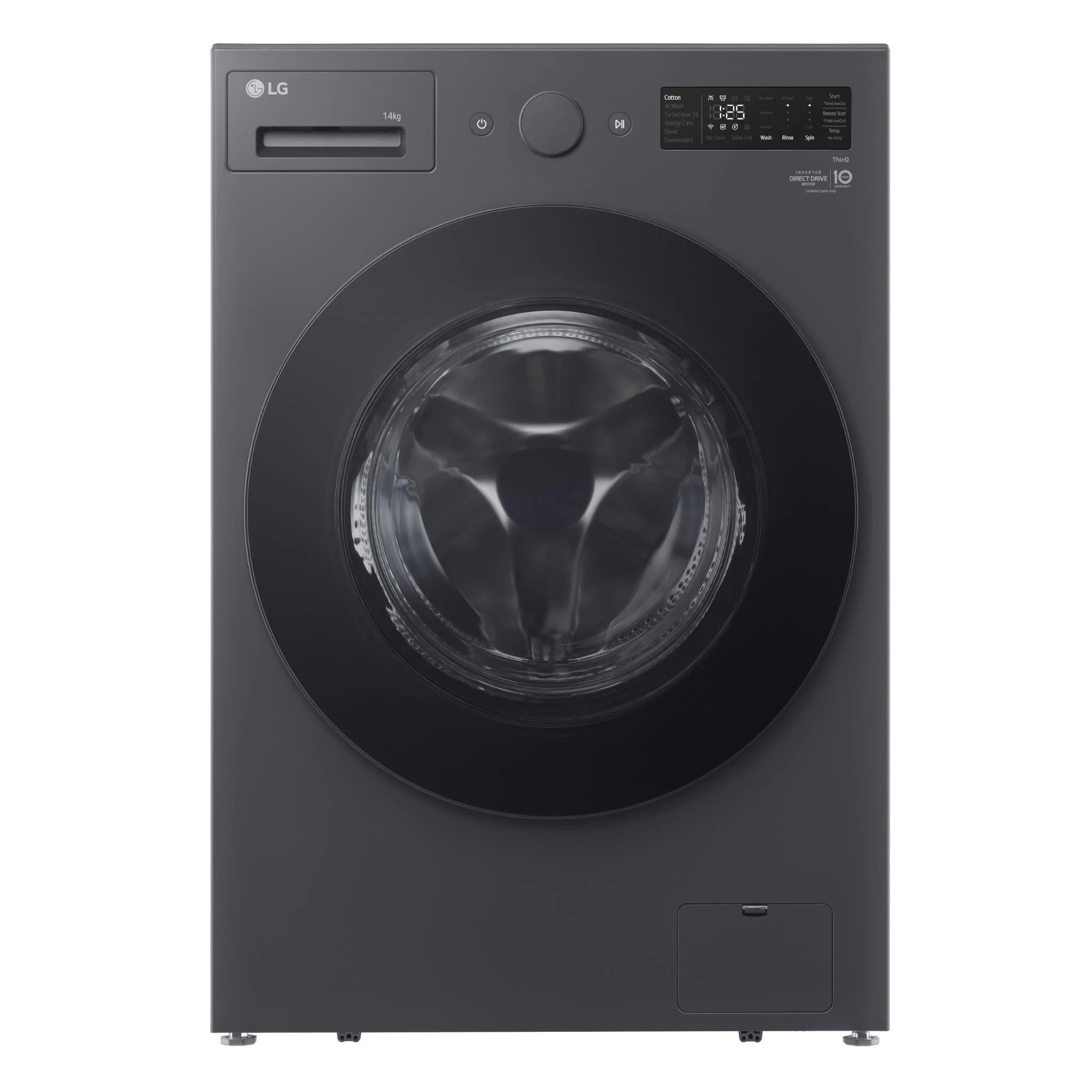 LG WXLS-1014GX 14kg XL Series AI Front Load Washing Machine (Matte Graphite)