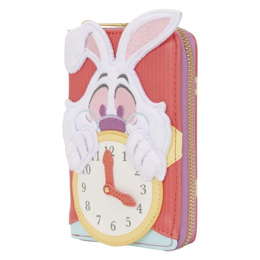 Loungefly Disney Alice in Wonderland - White Rabbit Zip Around Wallet - Image 2