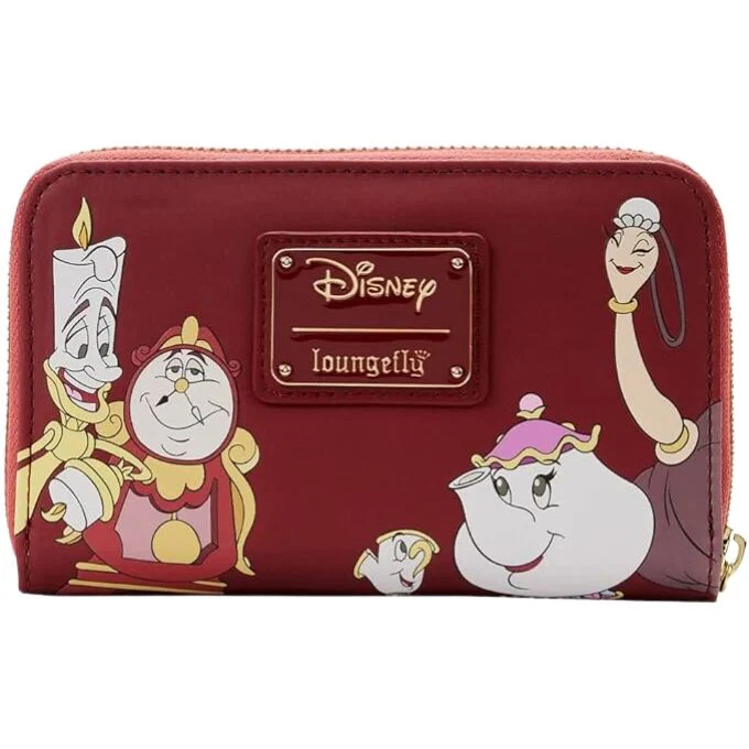 Loungefly Disney Beauty & the Beast - Fireplace Scene Zip Around Wallet - Image 2