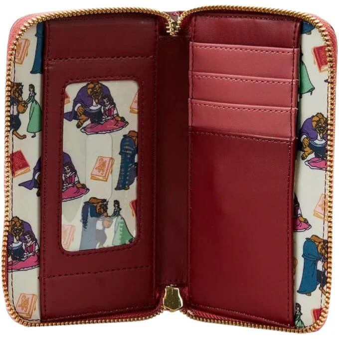 Loungefly Disney Beauty & the Beast - Fireplace Scene Zip Around Wallet - Image 3