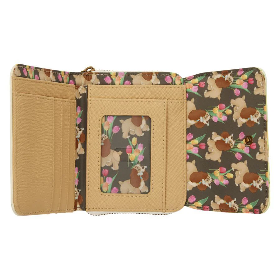Loungefly Disney Lady & the Tramp - Pastel Tulip Bifold Wallet - Image 4