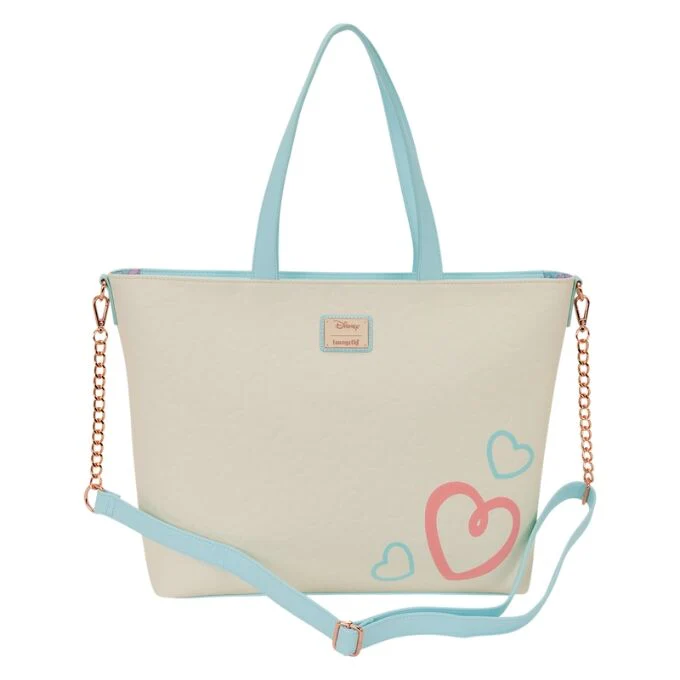 Loungefly Disney Lilo and Stitch - Stitch and Angel "True Love" Tote Crossbody Bag - Image 3