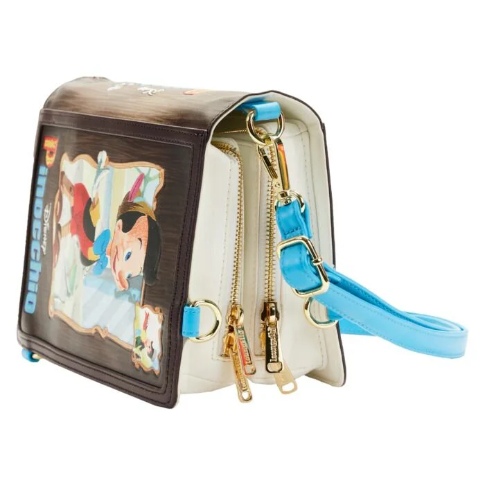 Loungefly Disney Pinocchio (1940) - Classic Book Convertible Crossbody Bag - Image 4
