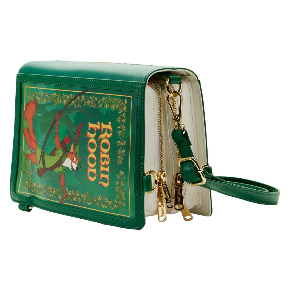 Loungefly Disney Robin Hood - Classic Book Convertible Crossbody Bag - Image 2