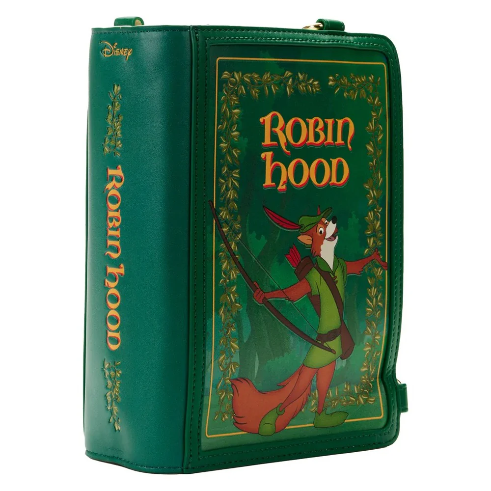 Loungefly Disney Robin Hood - Classic Book Convertible Crossbody Bag - Image 5