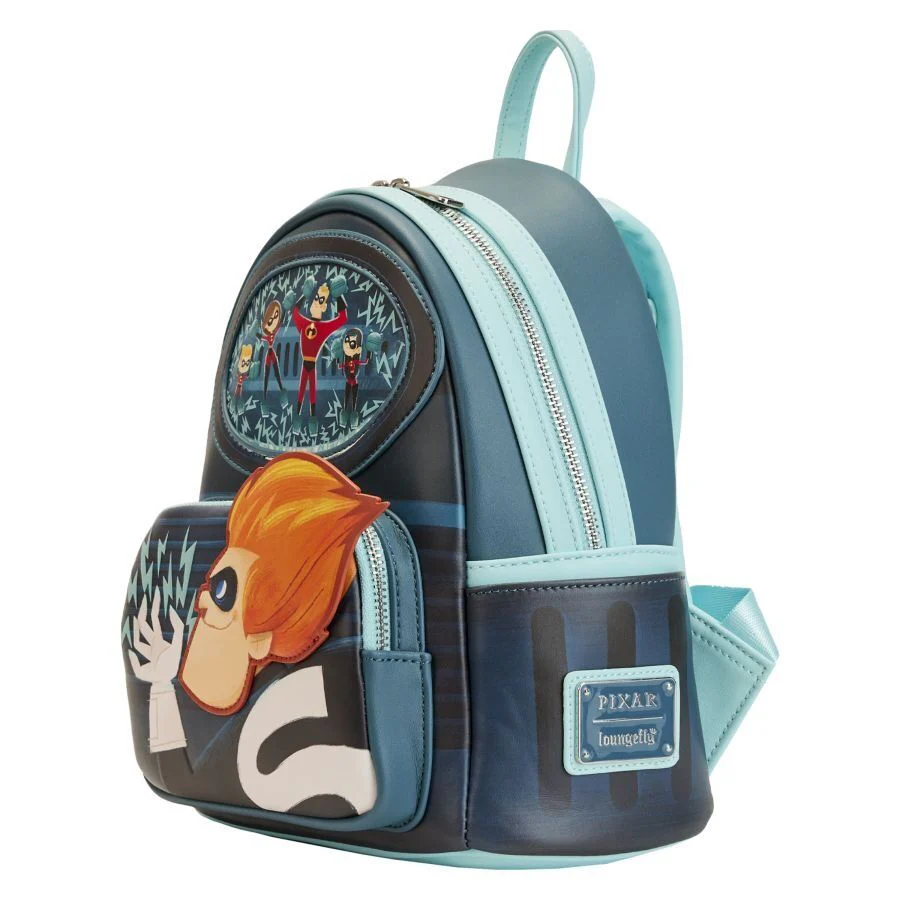Loungefly Disney The Incredibles - Syndrome Glow In The Dark Mini Backpack - Image 3