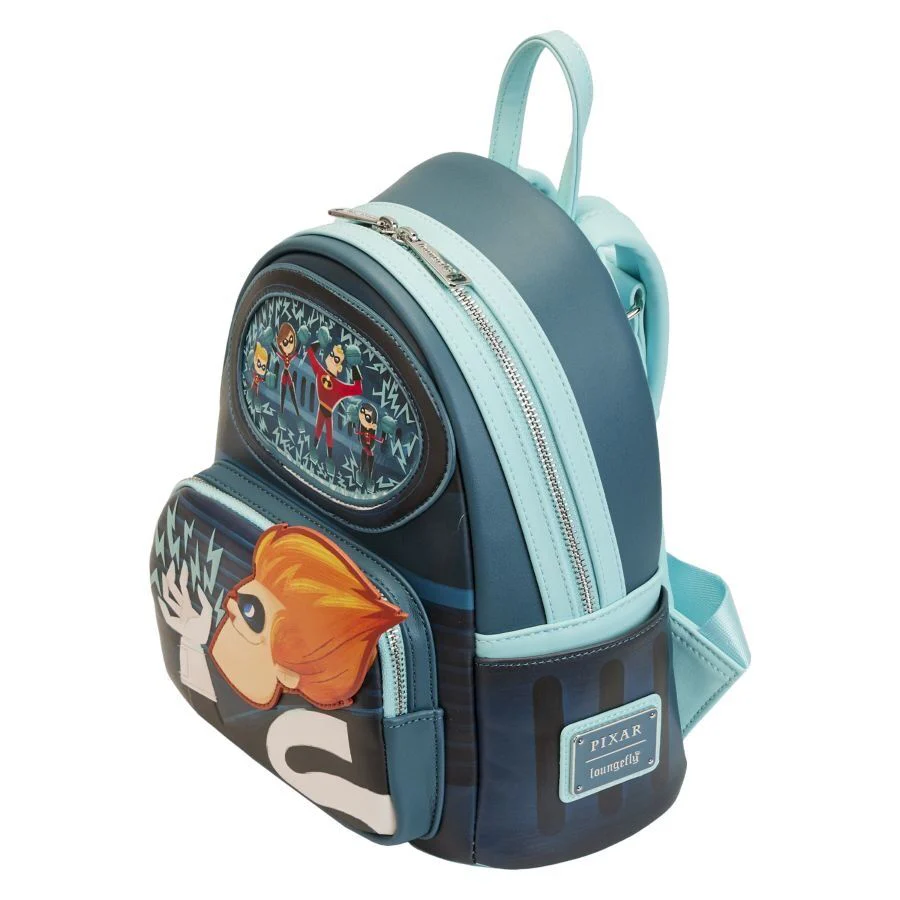 Loungefly Disney The Incredibles - Syndrome Glow In The Dark Mini Backpack - Image 4