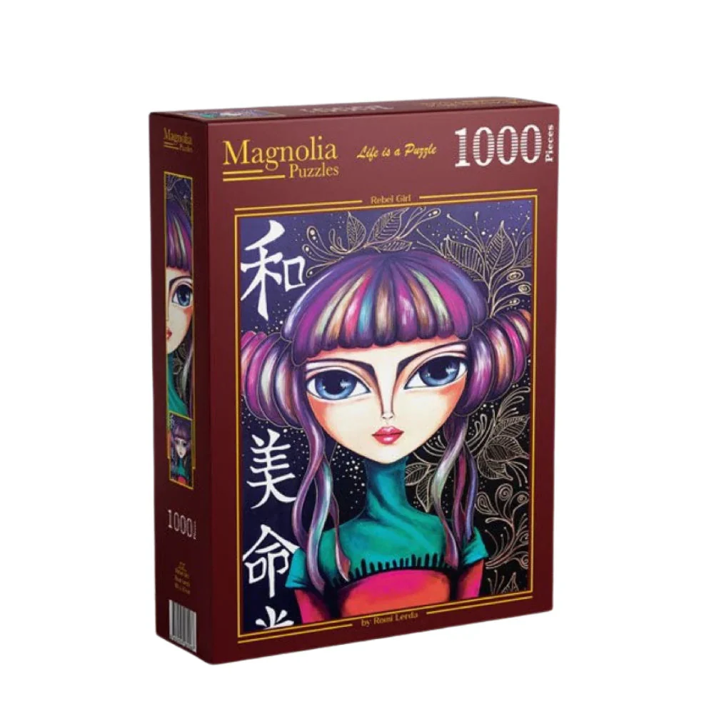 Magnolia 1000-Pieces Rebel Girl Romi Lerda Puzzle